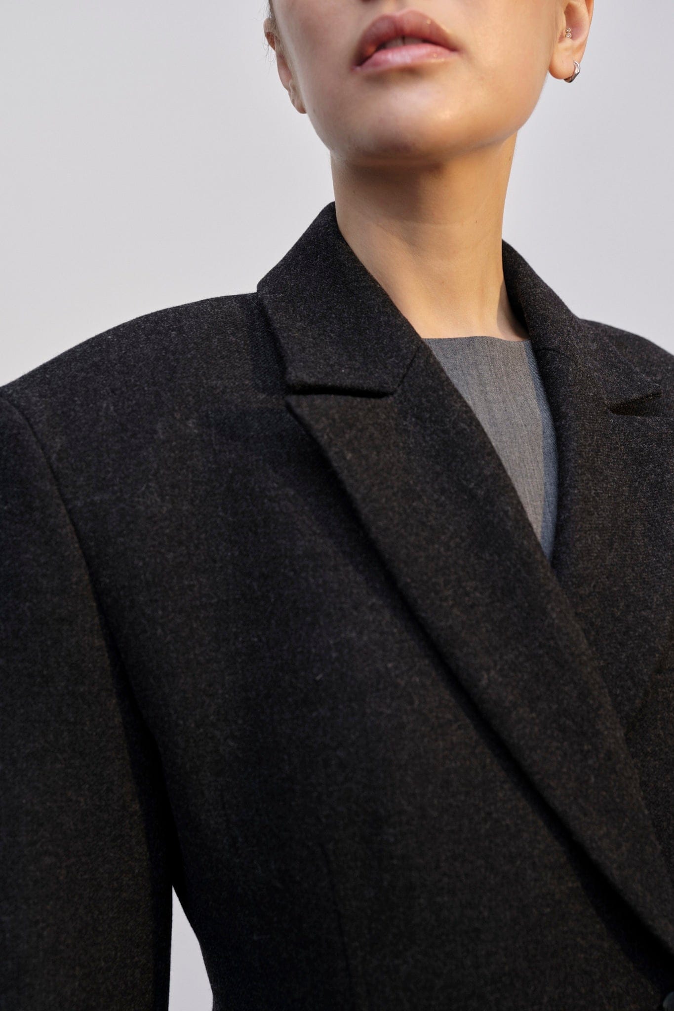 Ultra De Lux Coat - Dark Grey made by HERSKIND