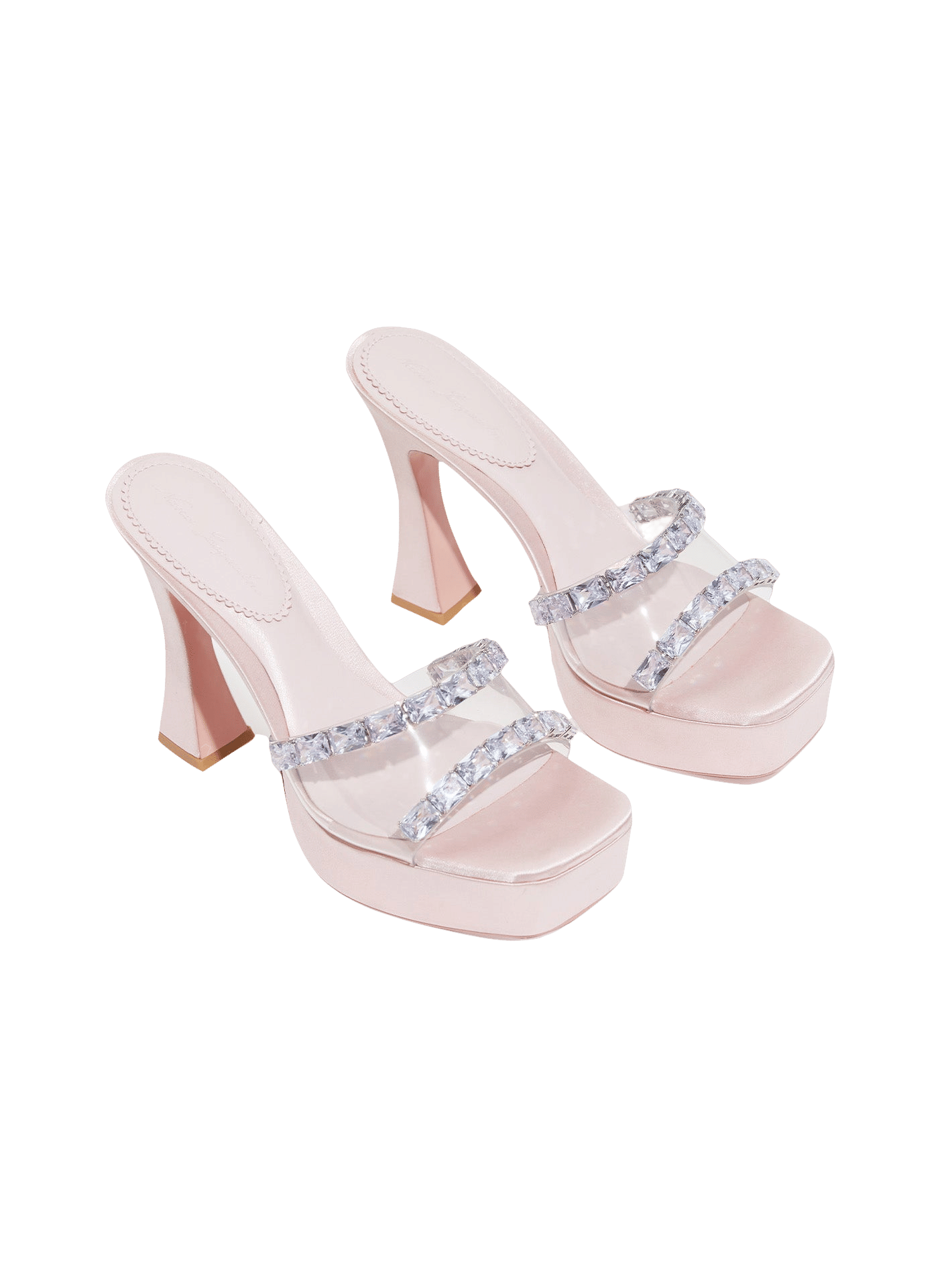 Mirabel Diamond Heels (Pink) made by Nana Jacqueline