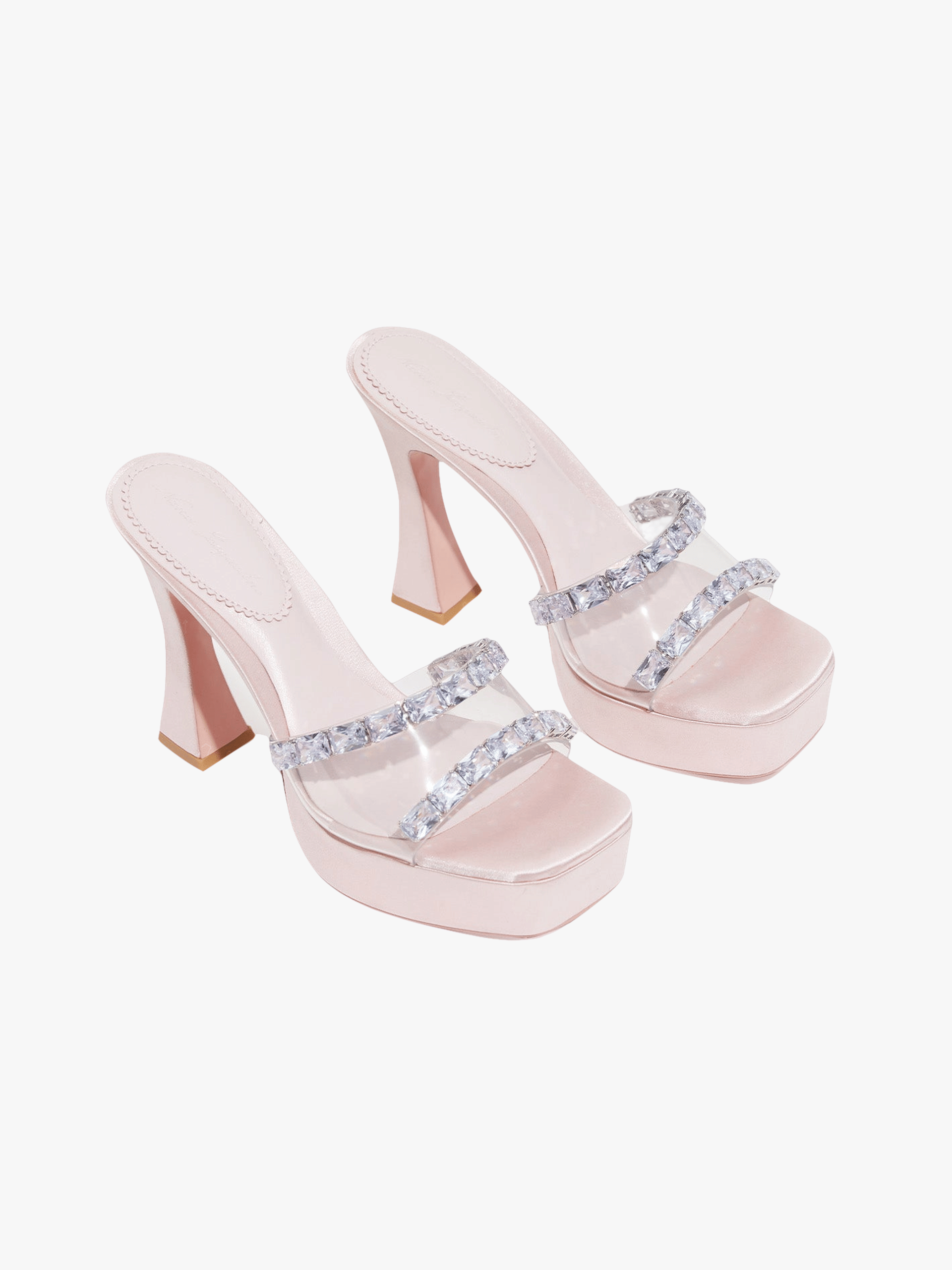 Mirabel Diamond Heels (Pink) made by Nana Jacqueline