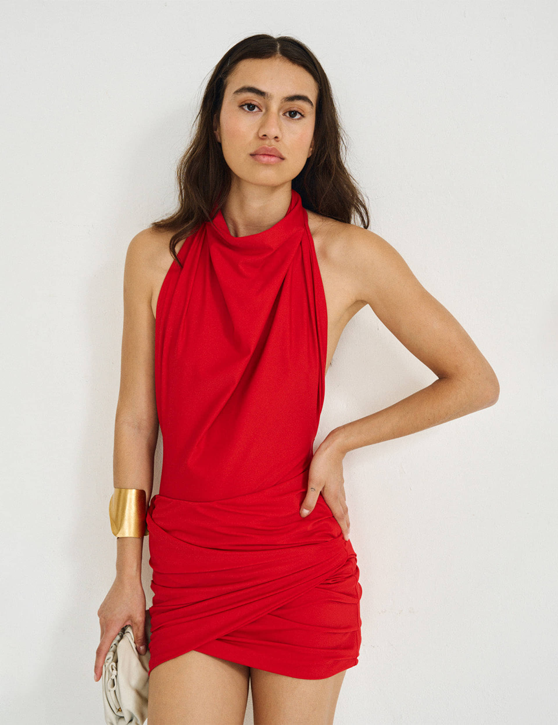 ANA MINI SKIRT RED - LIMITED EDITION made by 710 Studio