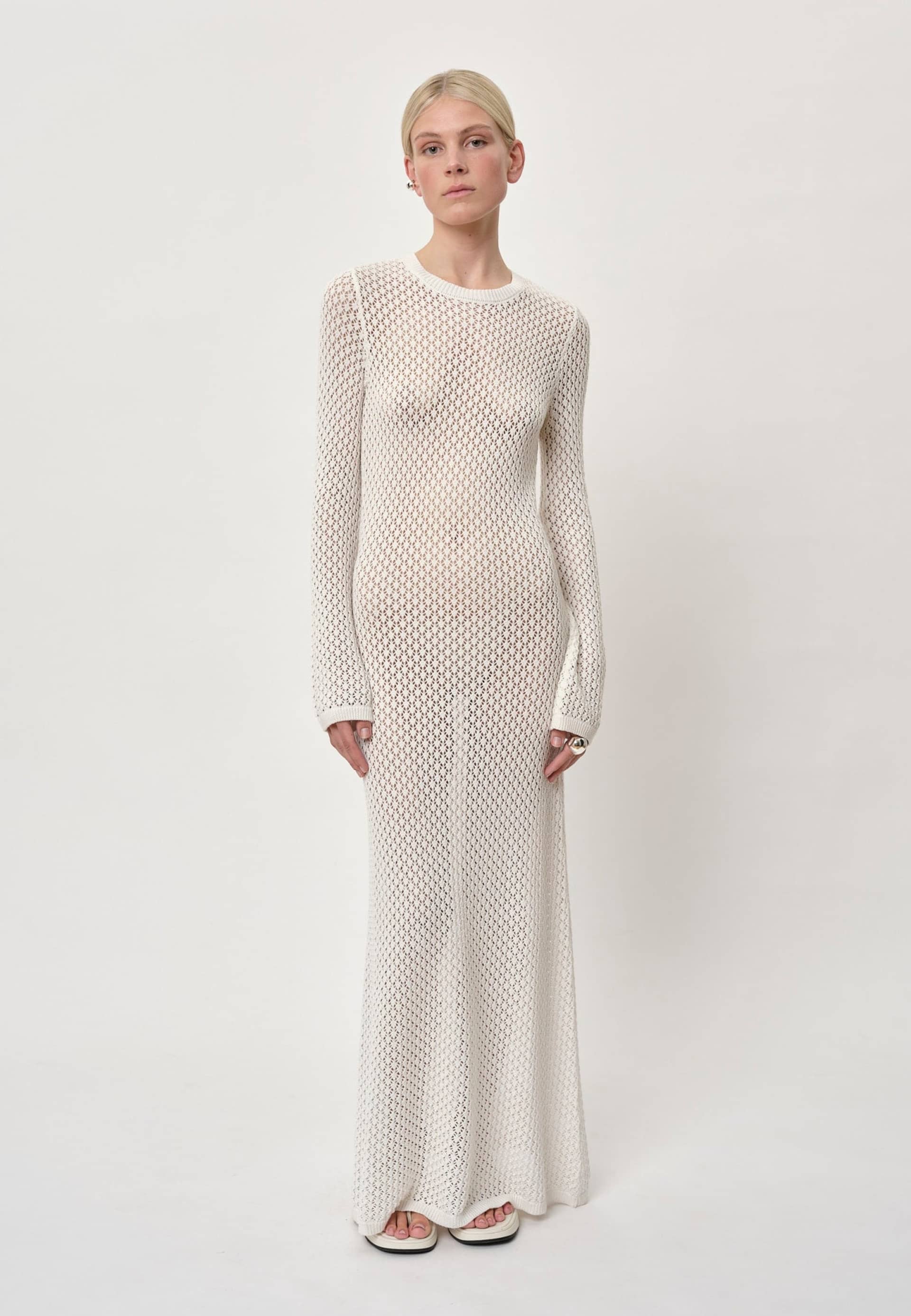 Kine Knit Dress - Creme made by HERSKIND