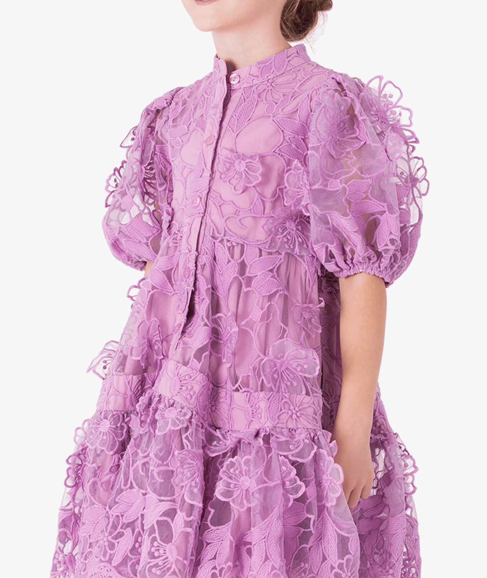 Floral Lace Girls Dress made by Mama Luma