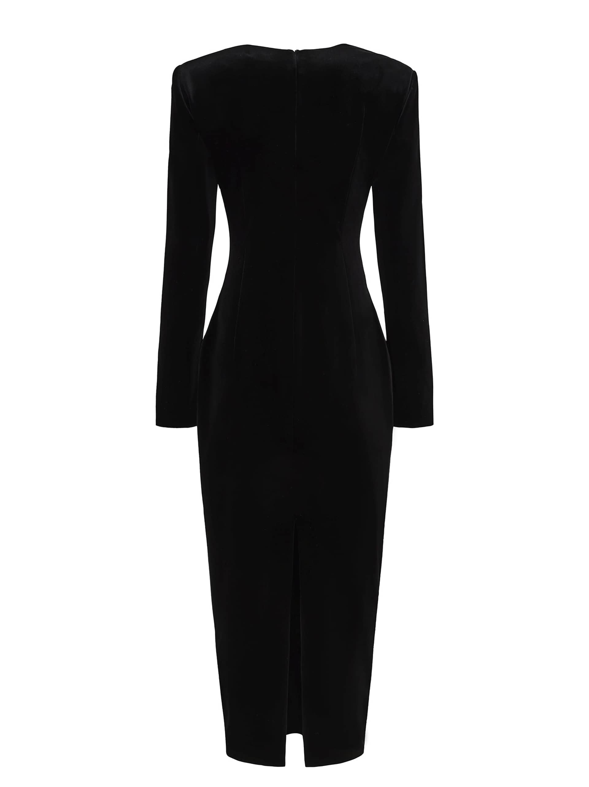 Veronica Velvet Dress (Black) made by Nana Jacqueline