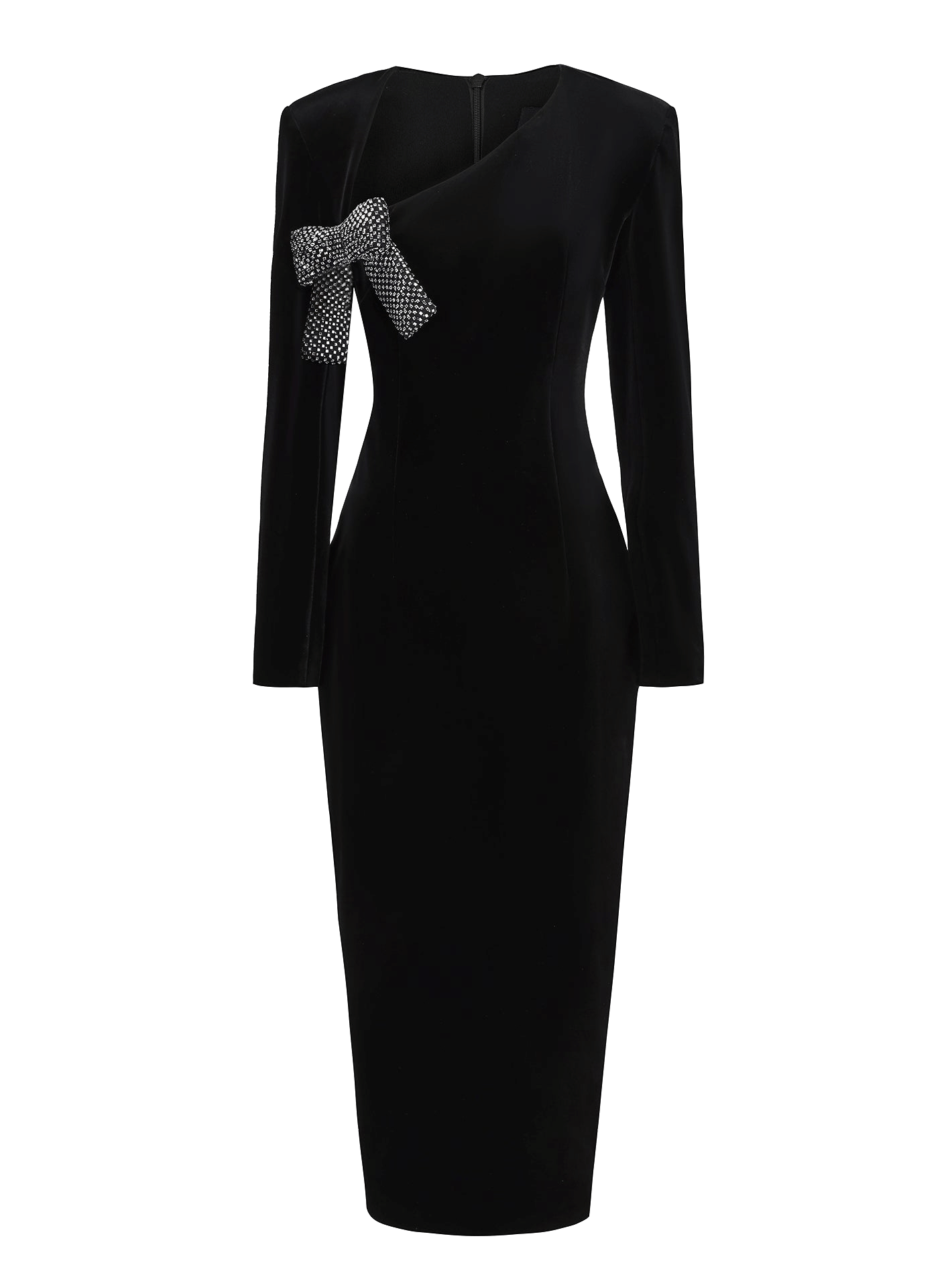 Veronica Velvet Dress (Black) made by Nana Jacqueline