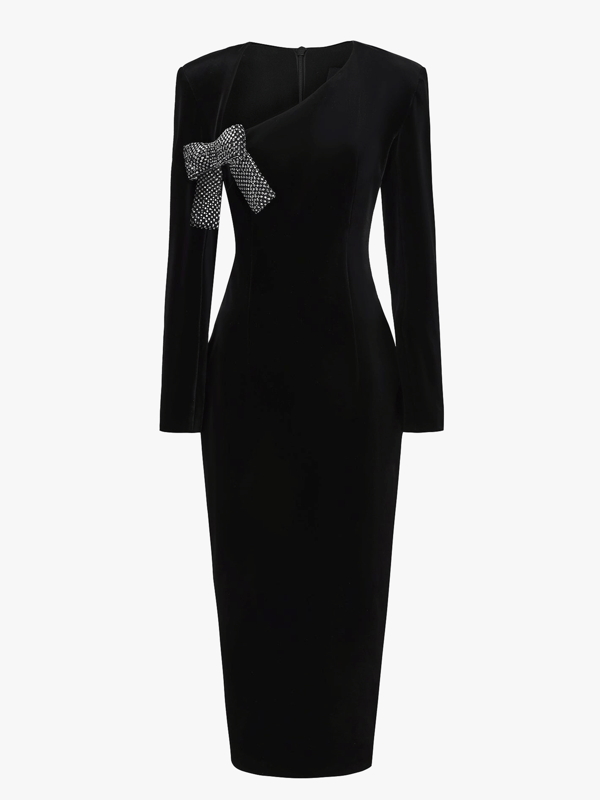 Veronica Velvet Dress (Black) made by Nana Jacqueline