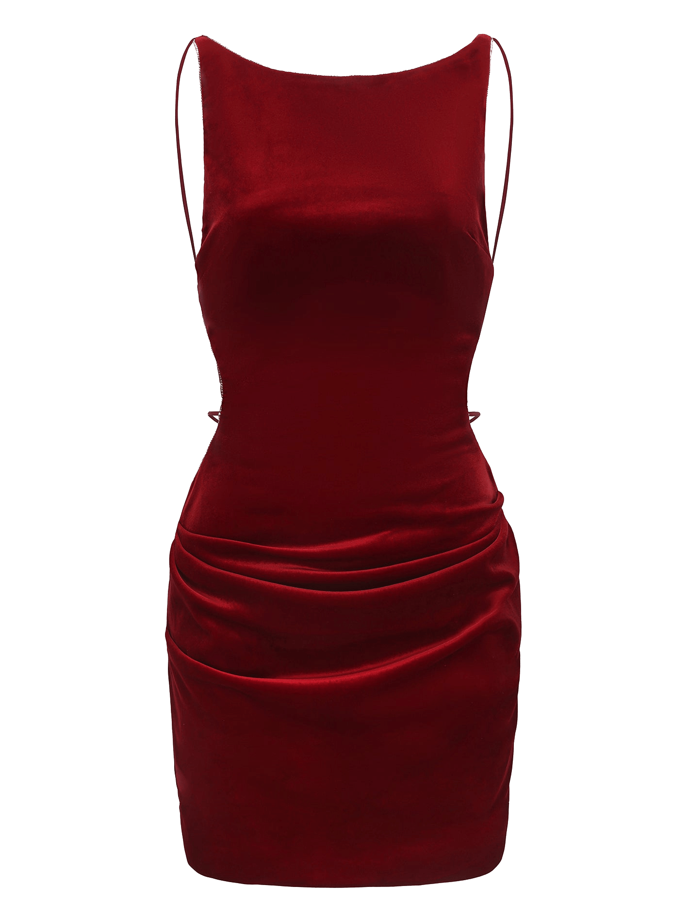 Lucia Velvet Dress (Red) made by Nana Jacqueline