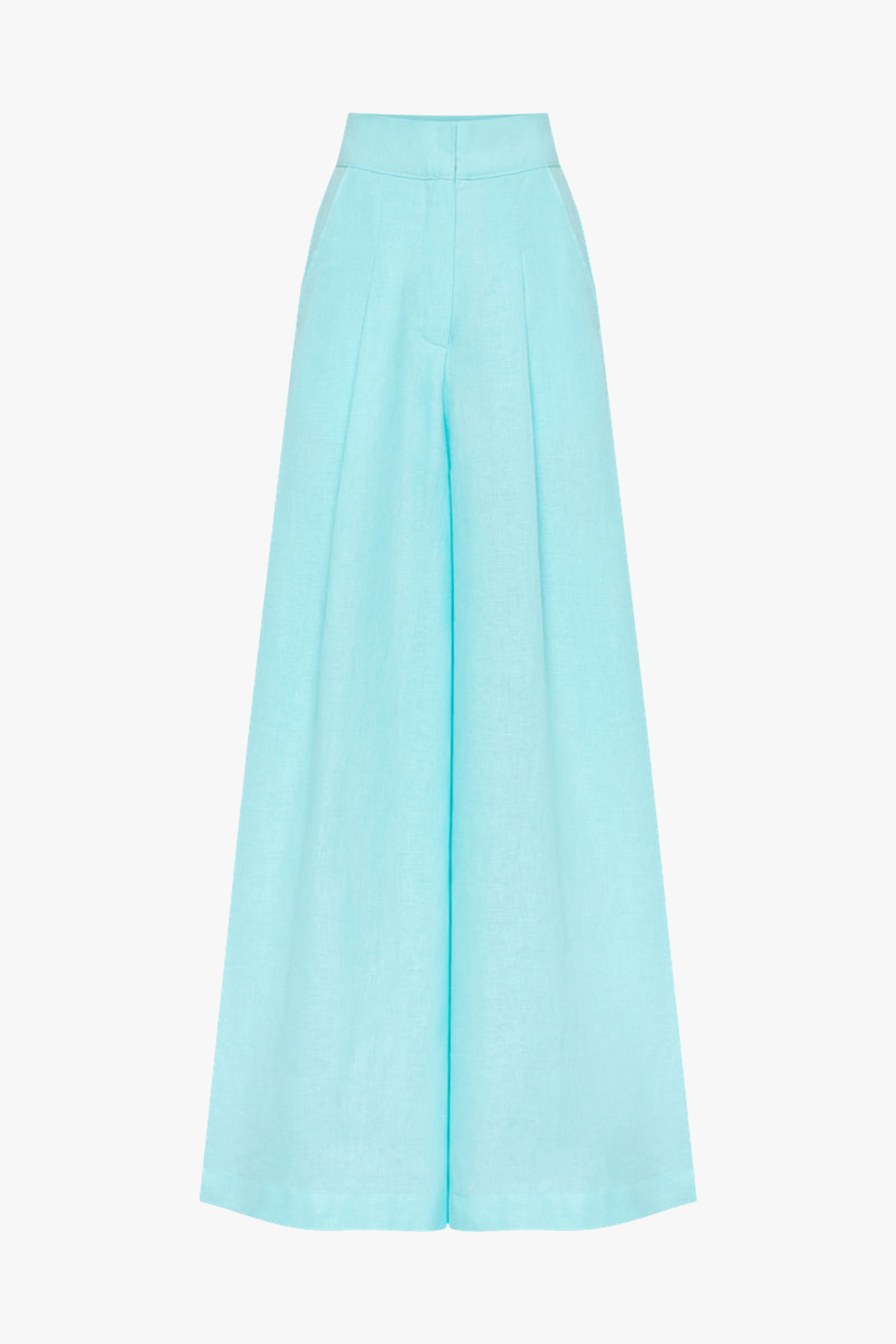 High-waisted wide-leg trousers made by Tamar Keburia