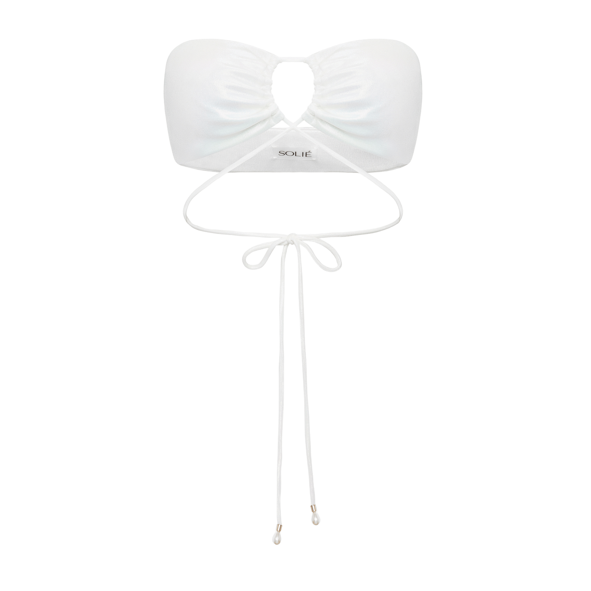 Milos Top Iridescent White made by Solié