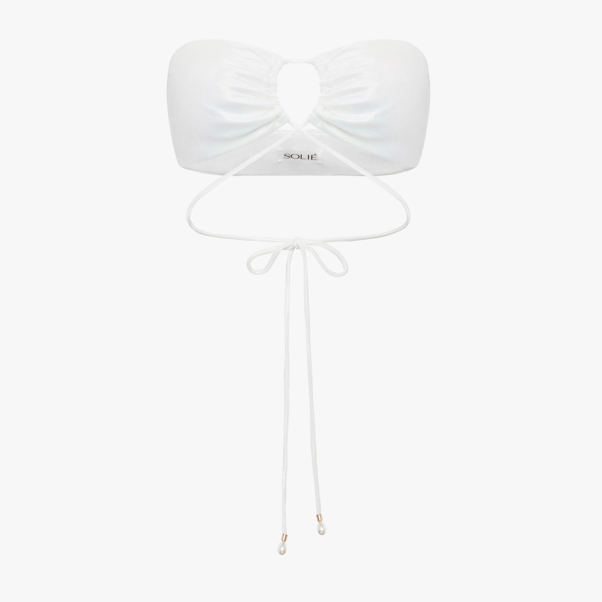 Milos Top Iridescent White made by Solié