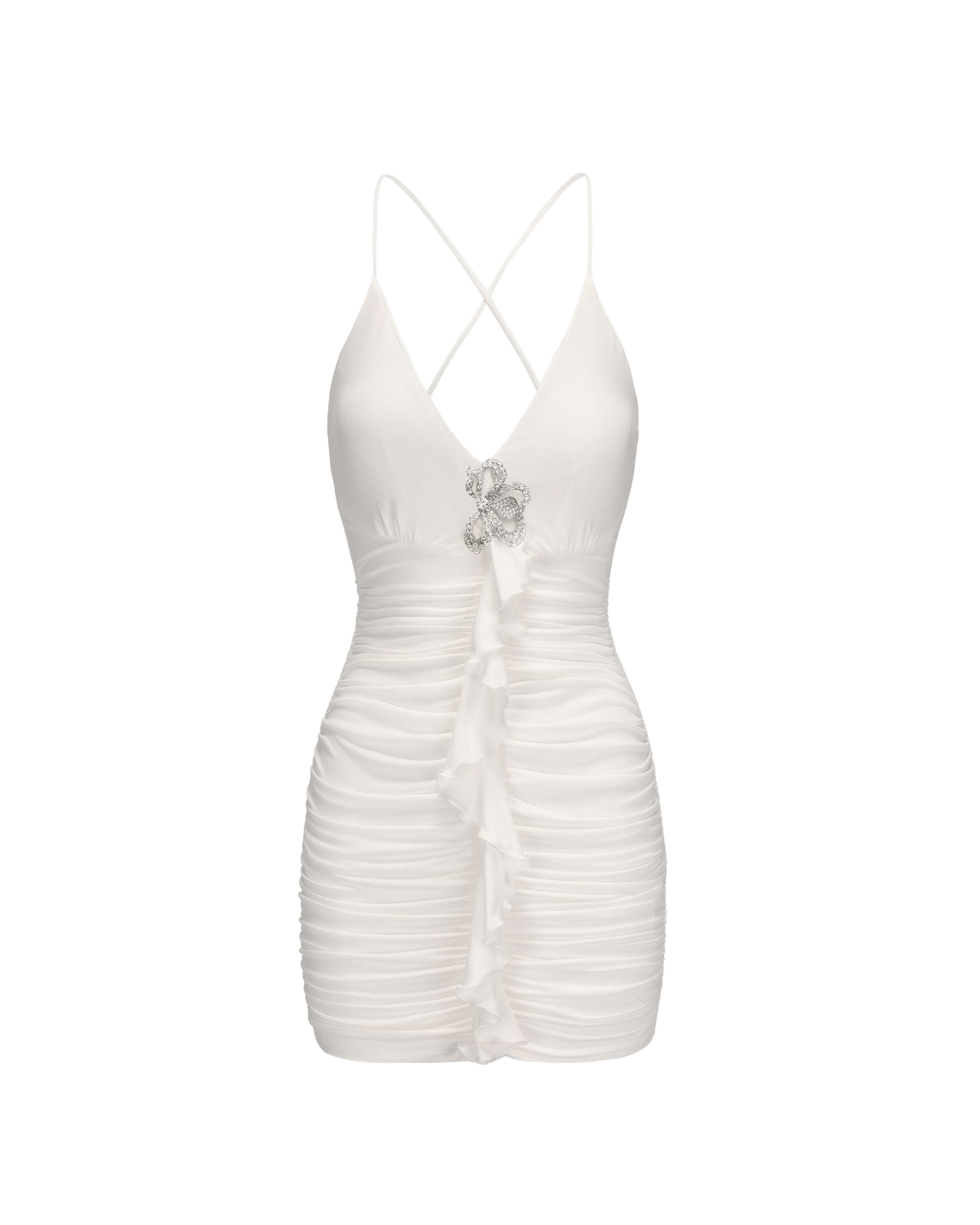 Violet Dress (White) made by Nana Jacqueline