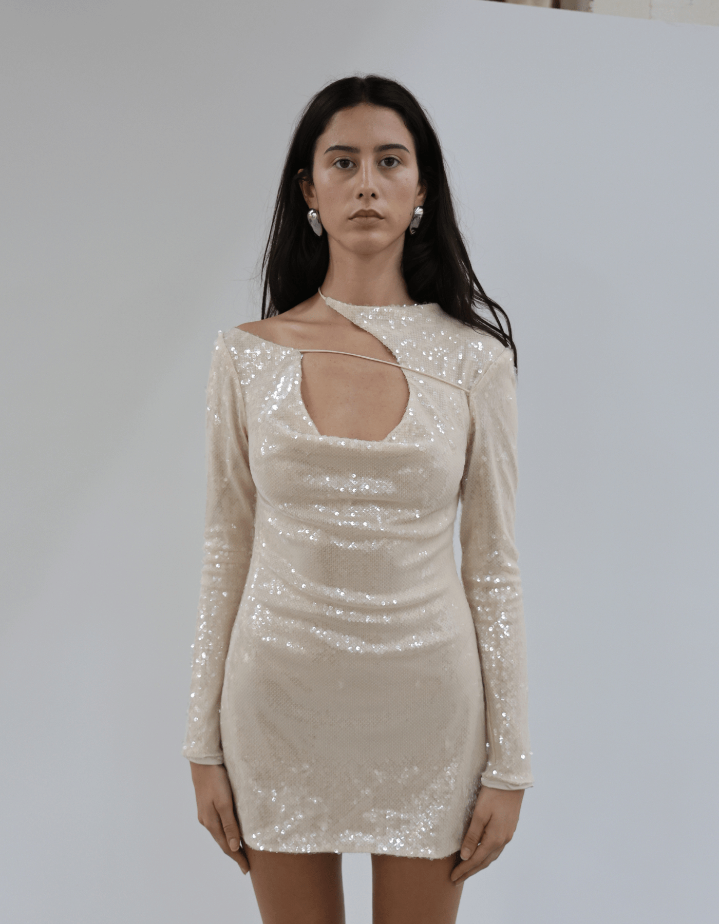 ALURA Mini Dress In Sequins made by MAET