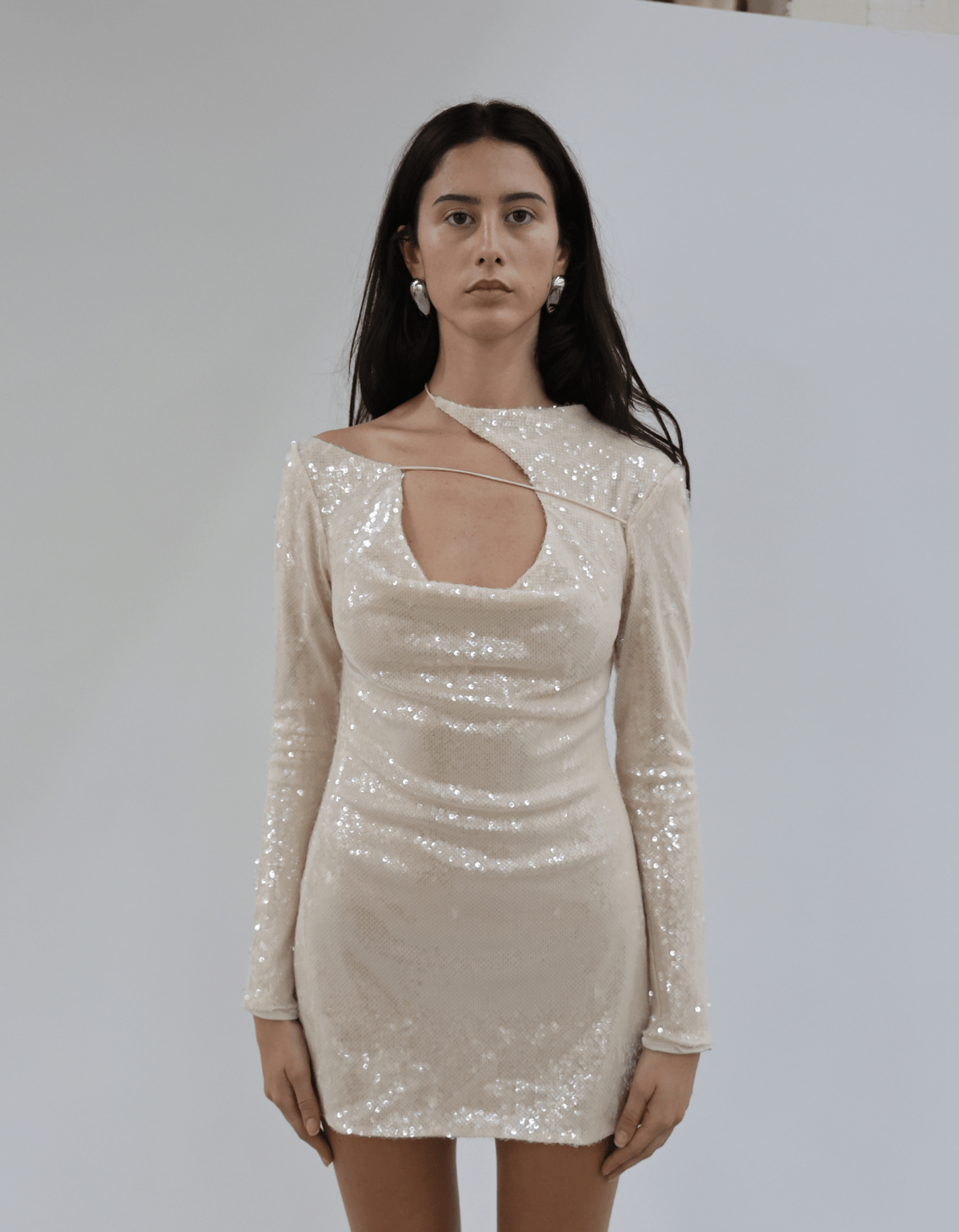ALURA Mini Dress In Sequins made by MAET