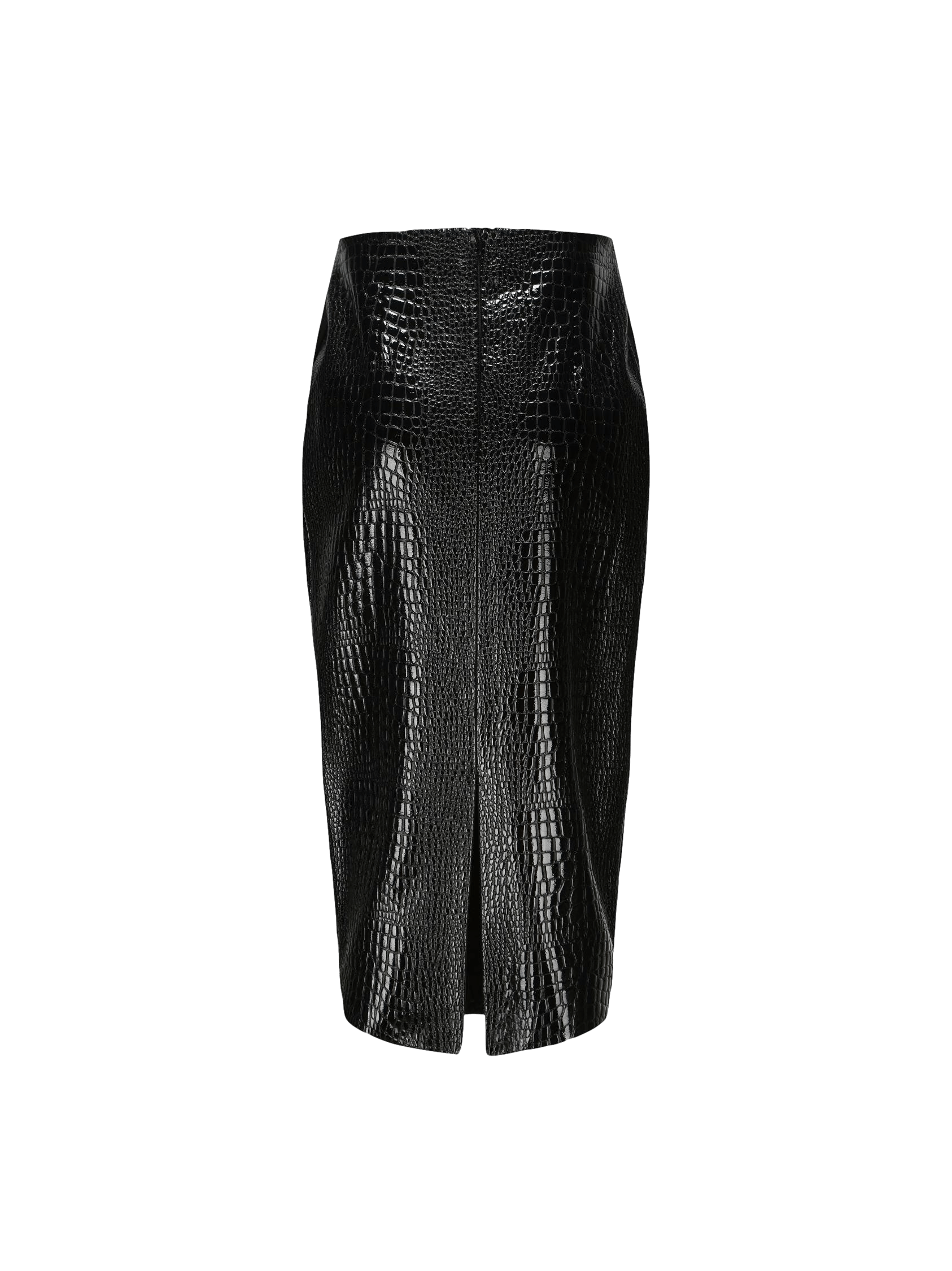 Brittany Leather Skirt (Final Sale) in Black made by Nana Jacqueline