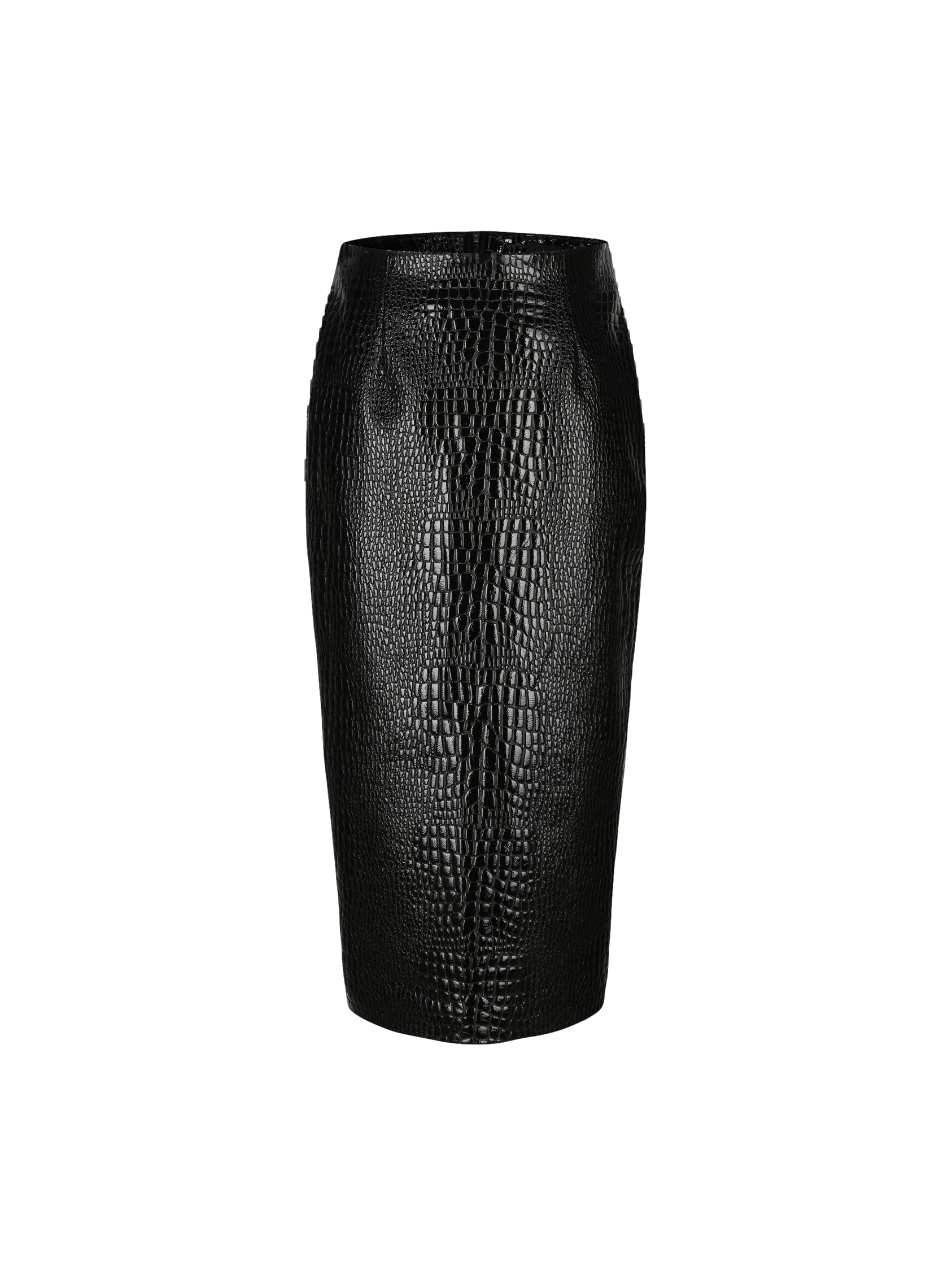 Brittany Leather Skirt (Final Sale) in Black made by Nana Jacqueline