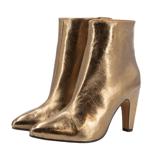 PYTON LEATHER BOOTIES made by Toral