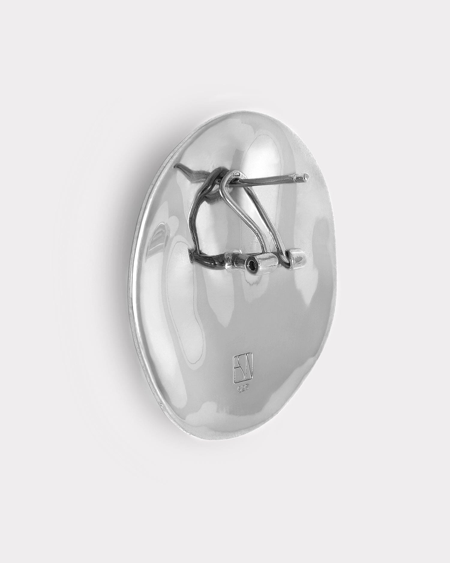 The Disc Earrings - Silver made by ESSEN