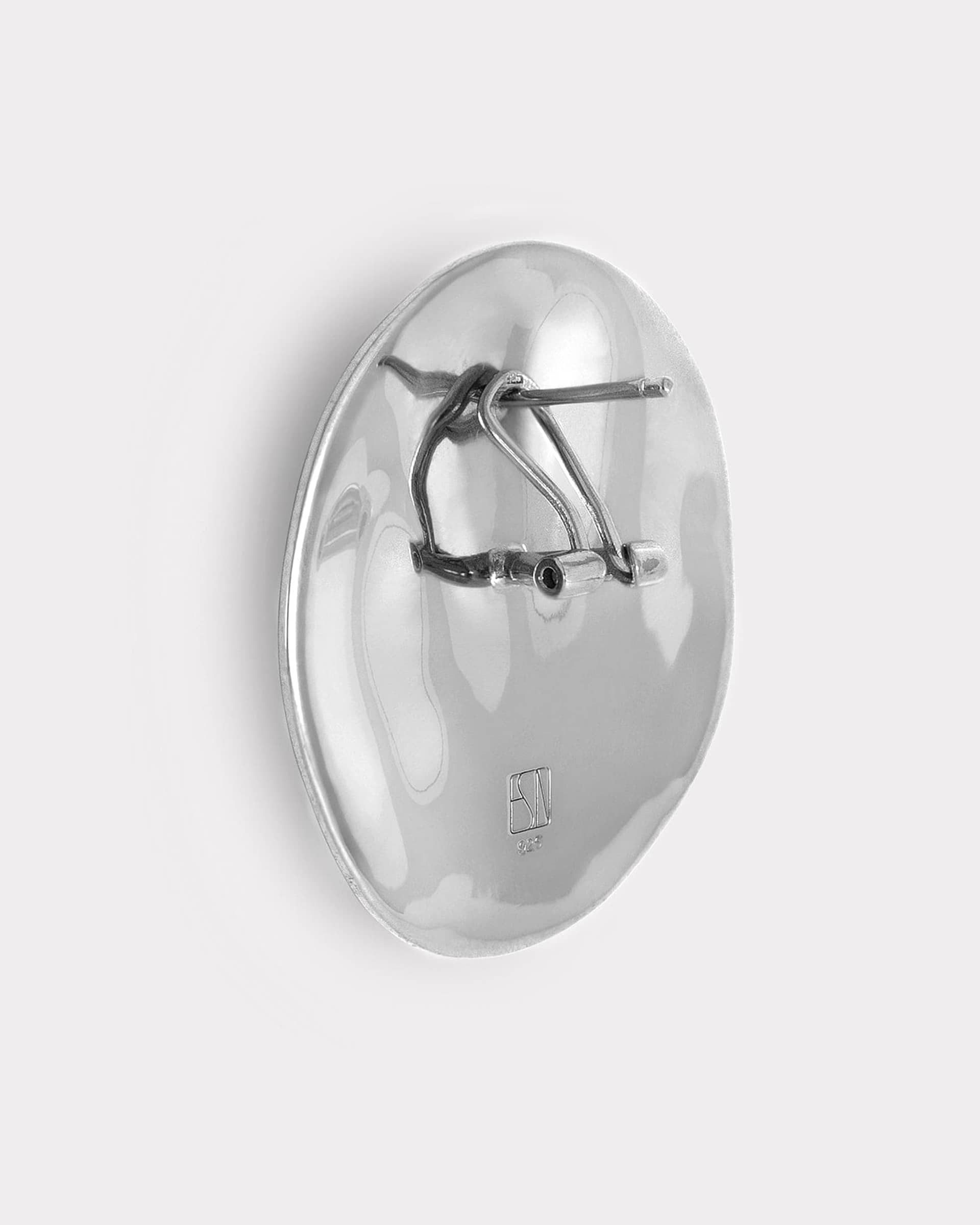 The Disc Earrings - Silver made by ESSEN