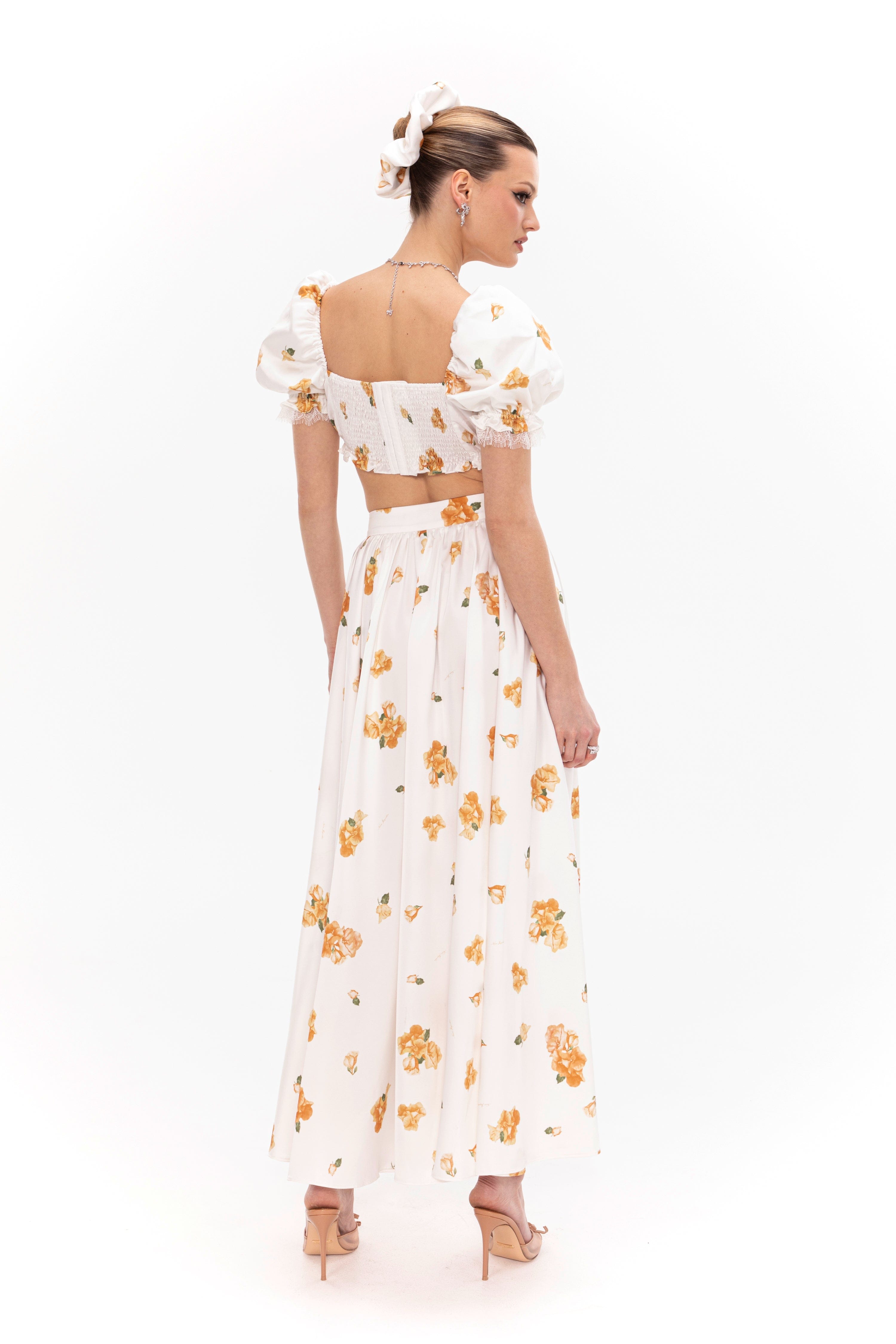 Theodora Top (Floral) made by Nana Jacqueline