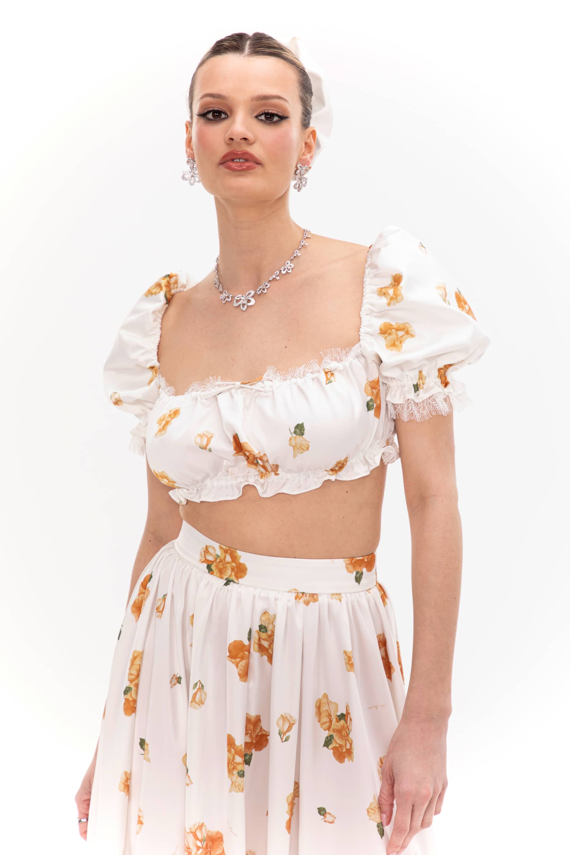 Theodora Top (Floral) made by Nana Jacqueline