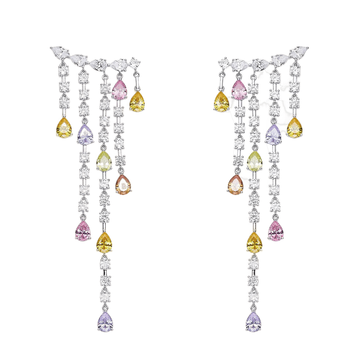 Ava Earrings in Multi color made by Nana Jacqueline