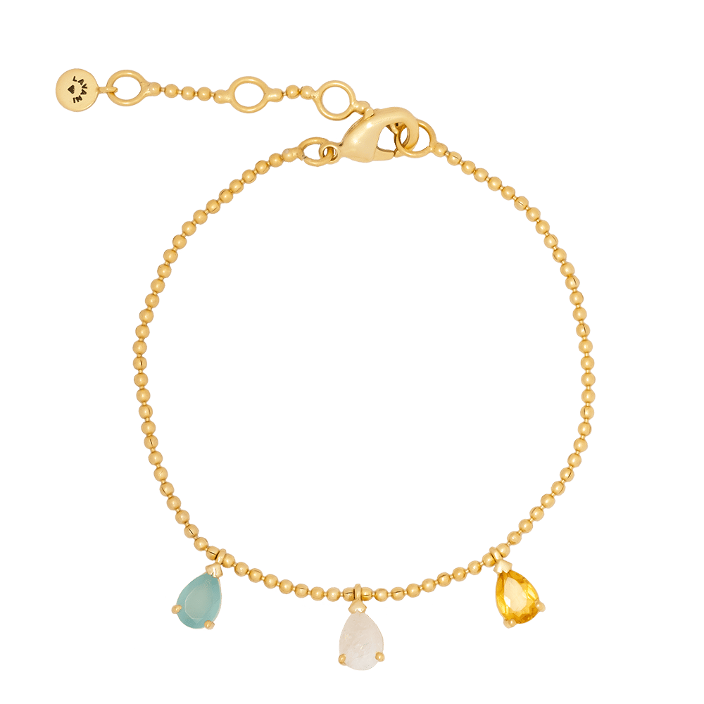 Water and Yellow Pride Bracelet made by Lavani Jewels