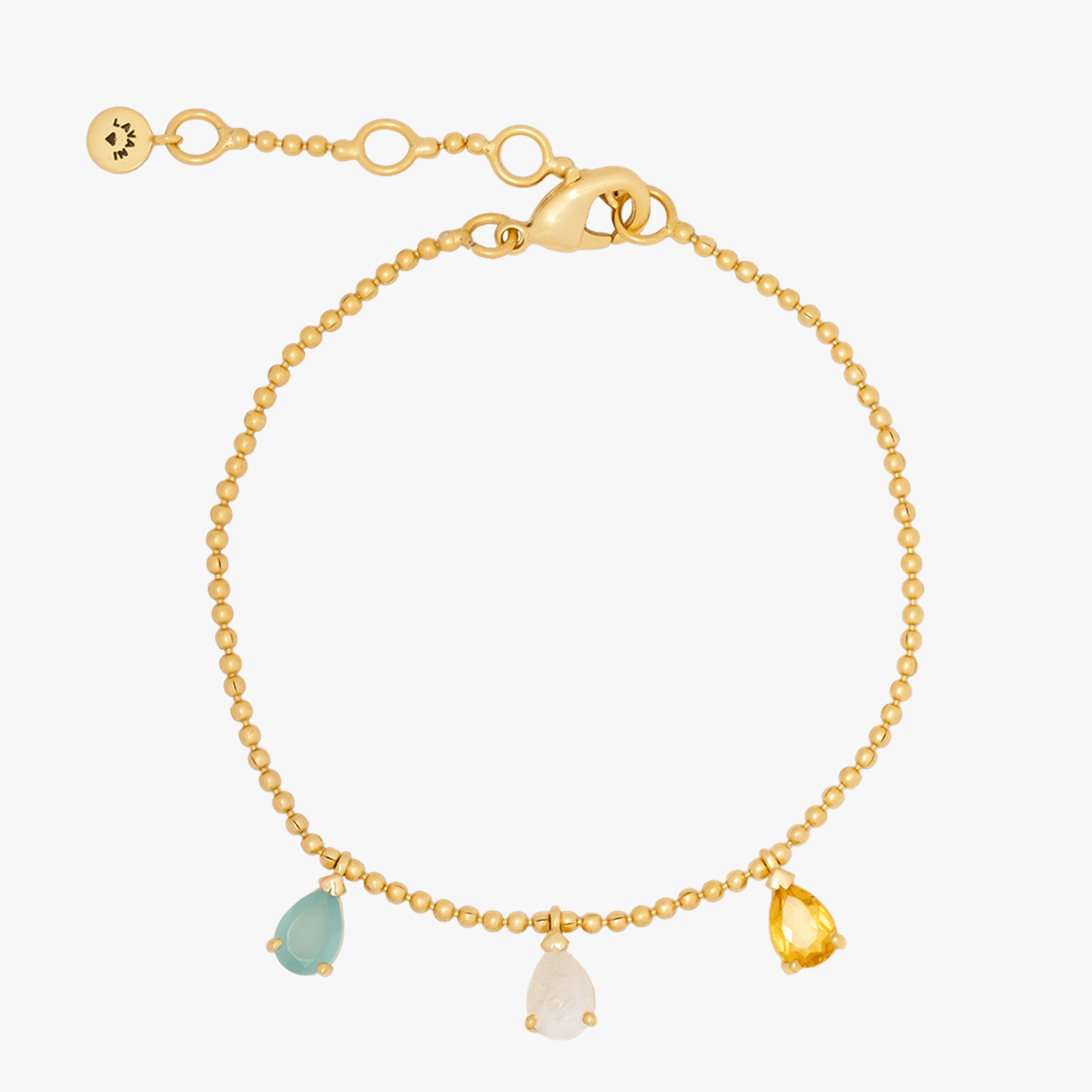 Water and Yellow Pride Bracelet made by Lavani Jewels