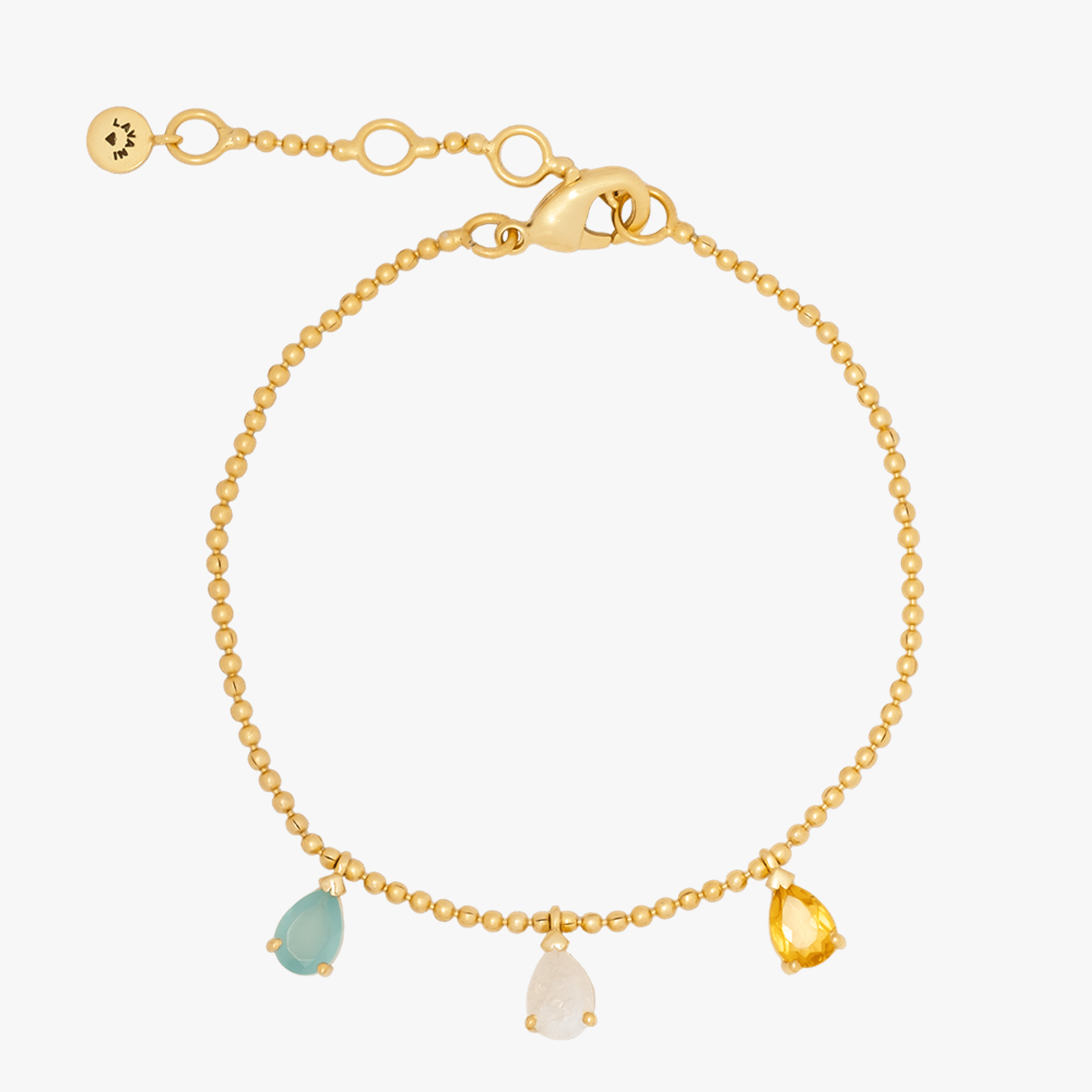 Water and Yellow Pride Bracelet made by Lavani Jewels