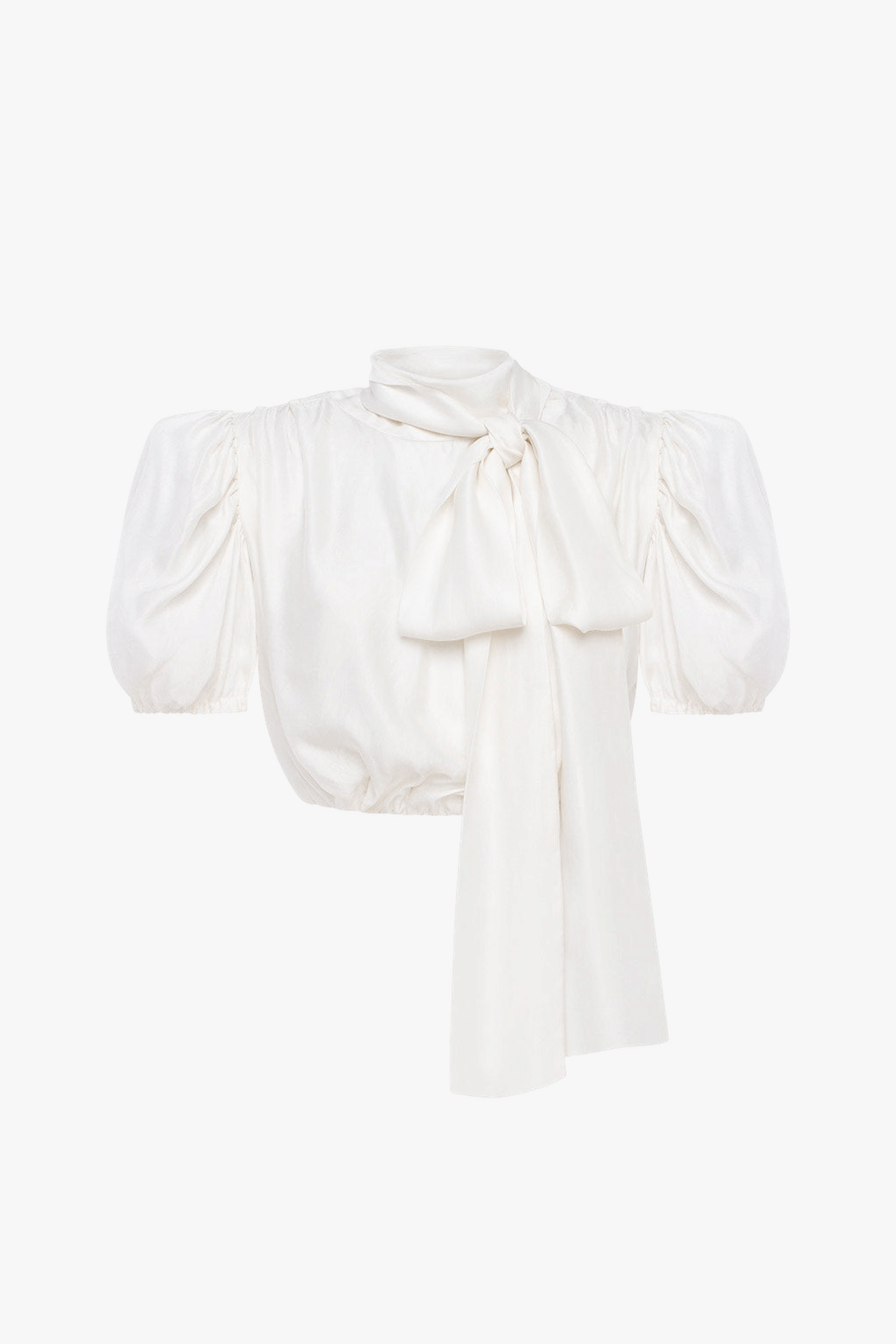 Crop Blouse With Bow made by Guranda