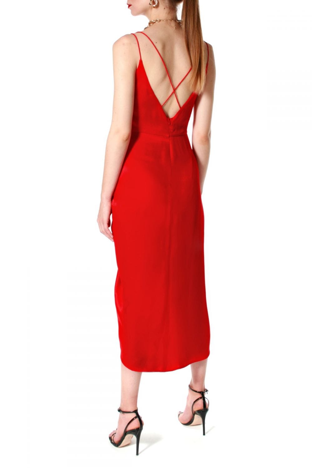 Dress Ava So Hot in Red made by HALEWSKI