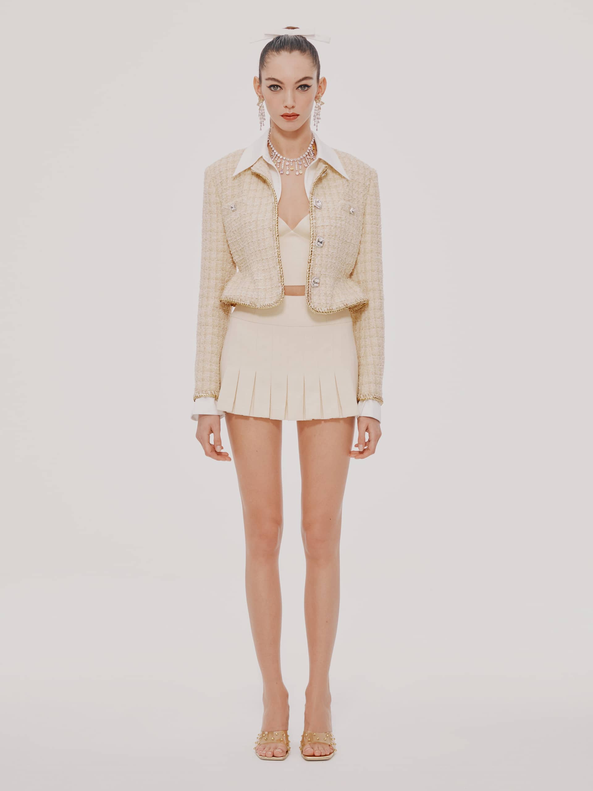 Aida Set (Final Sale) in Beige made by Nana Jacqueline