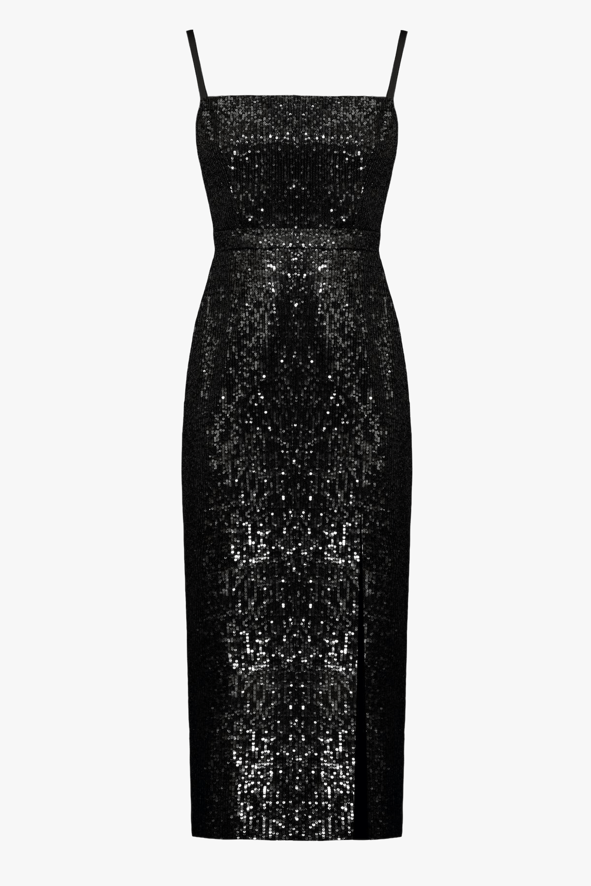 CHLOE black sequin cocktail dress made by UNDRESS