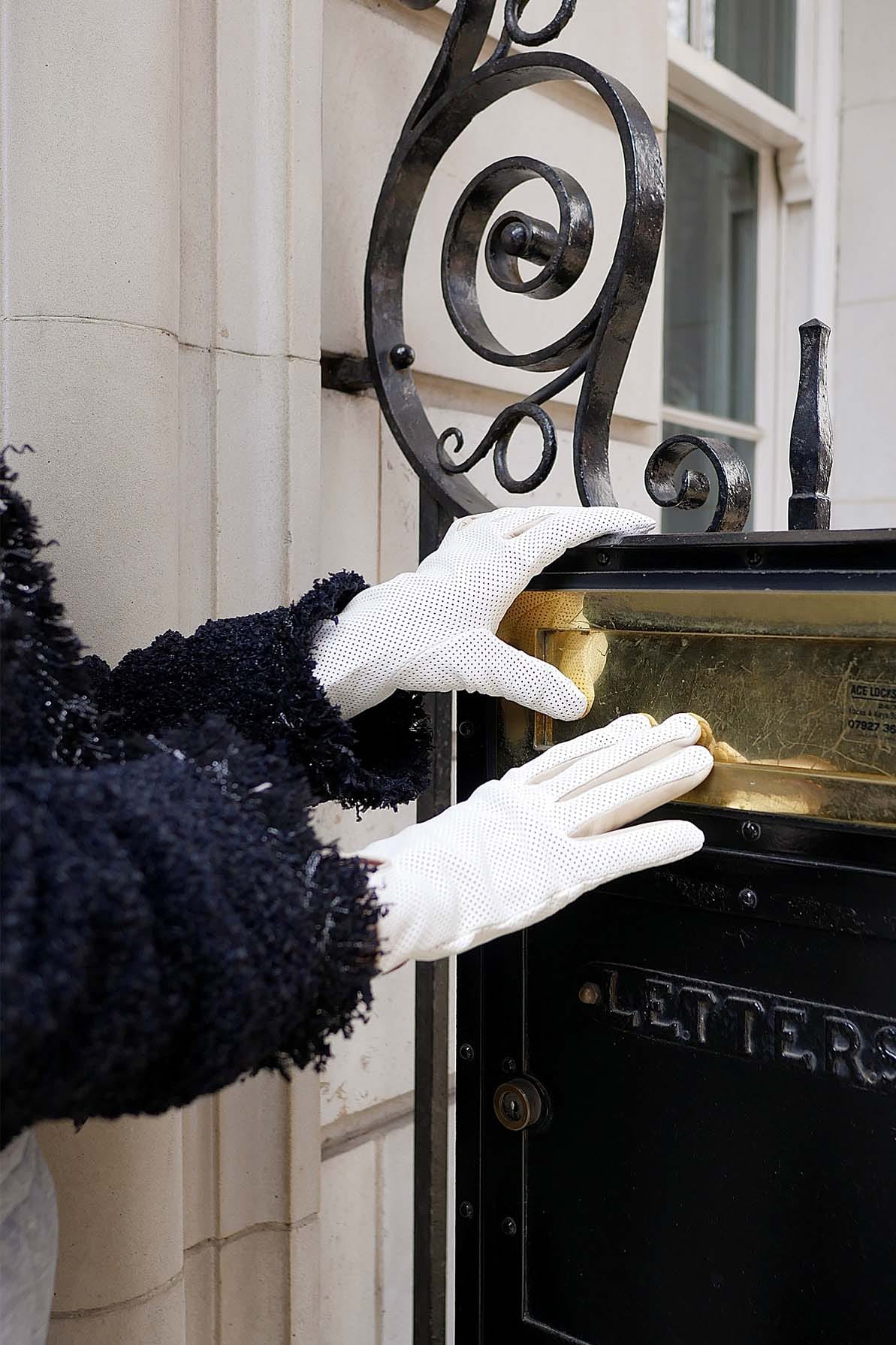 Statement Perforated White made by Handsome Stockholm