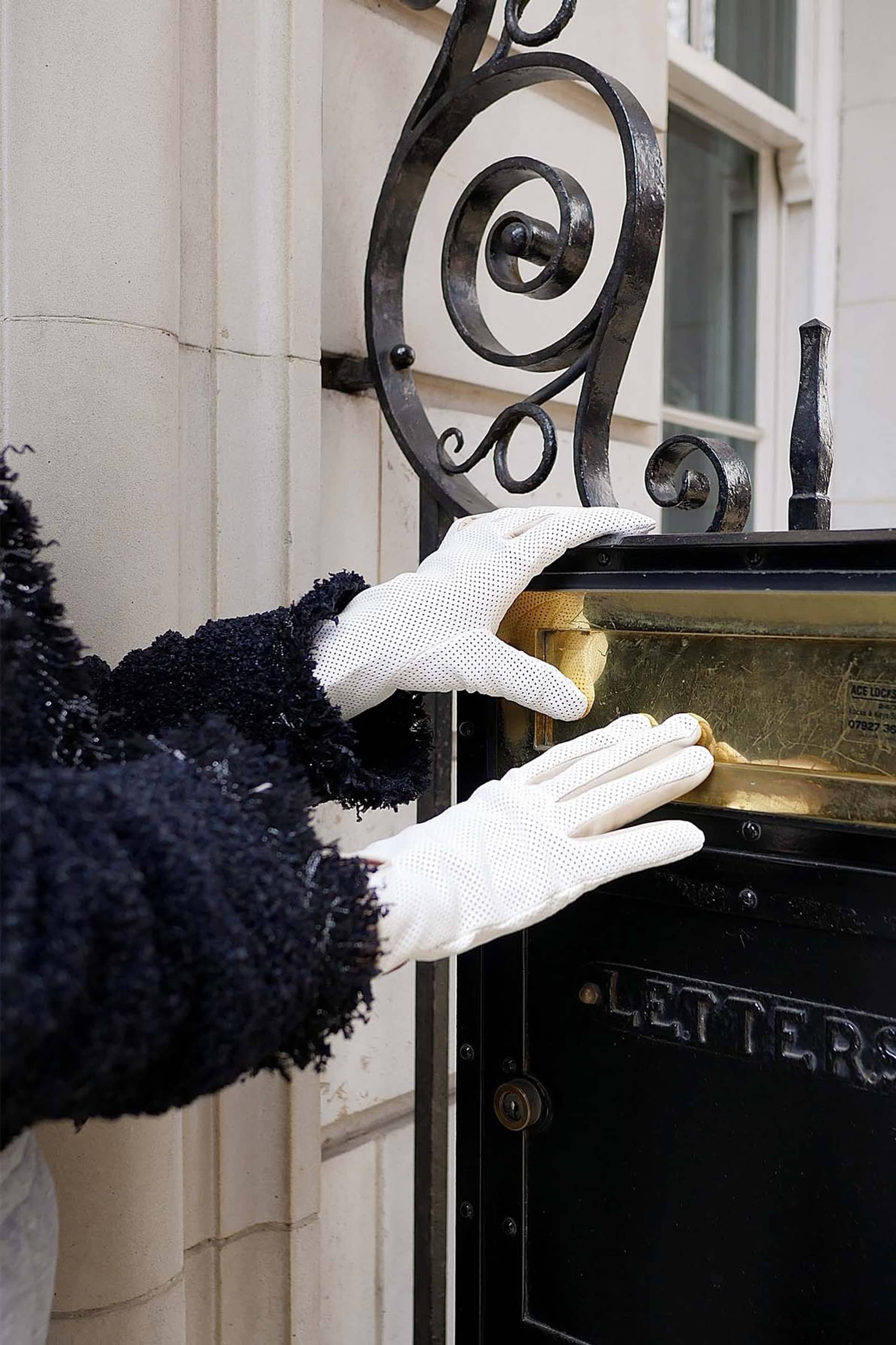 Statement Perforated White made by Handsome Stockholm