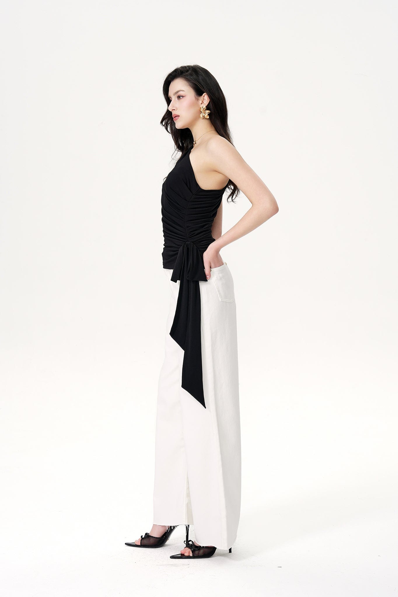 Margaux Jeans (White) made by Nana Jacqueline