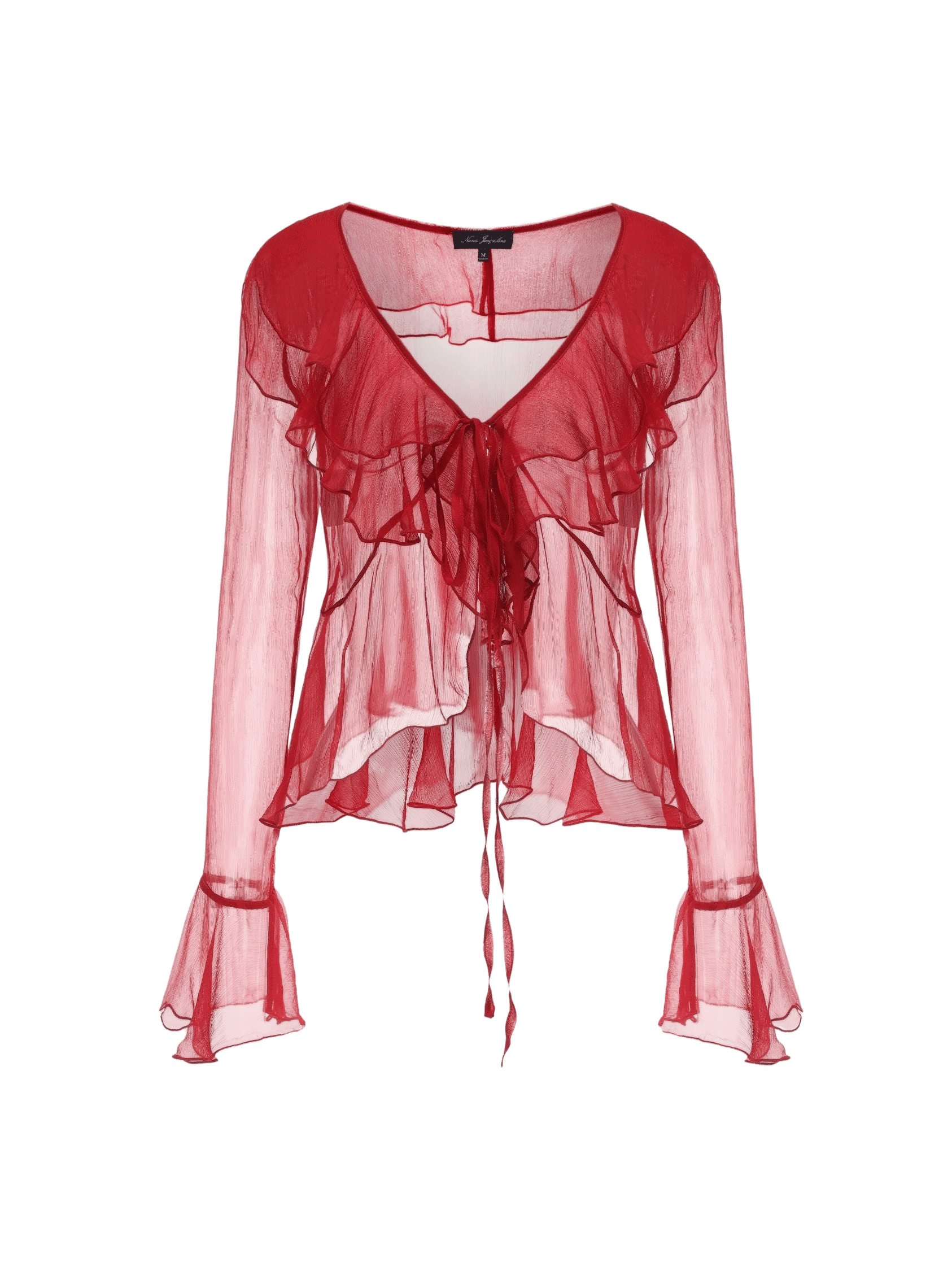 Annika Cardigan (Red) made by Nana Jacqueline