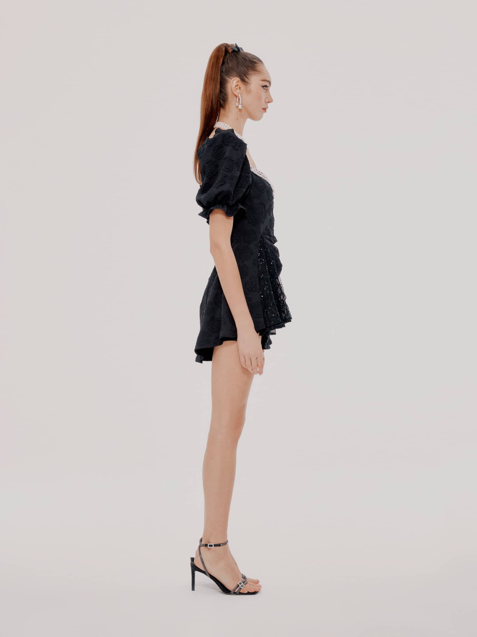 Black Ysabella Dress in Black made by Nana Jacqueline