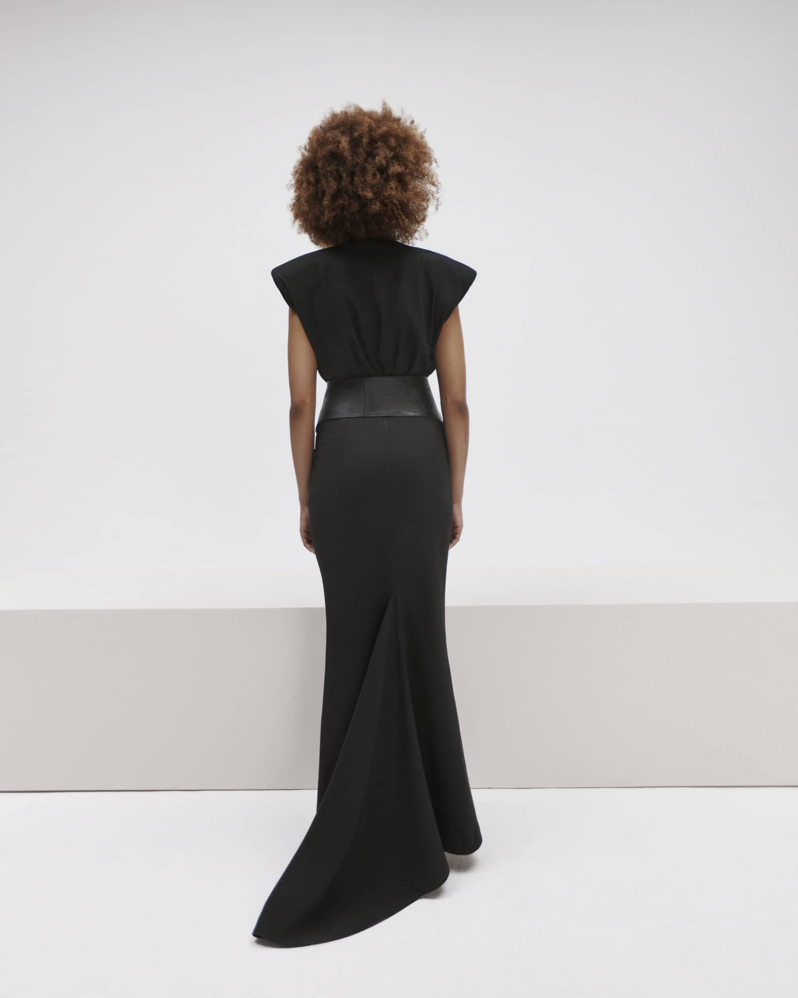 Maxi Skirt With Train made by YAVORSKA