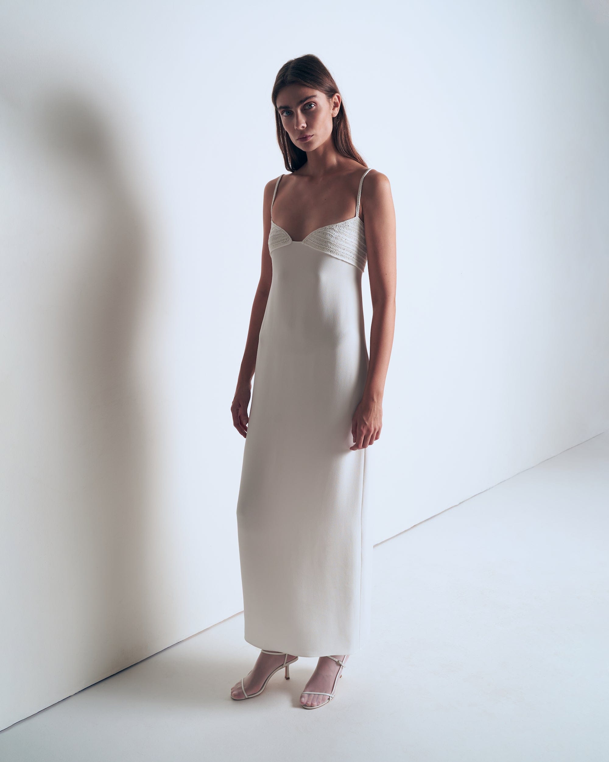 Dress with knitted top made by A.M.G