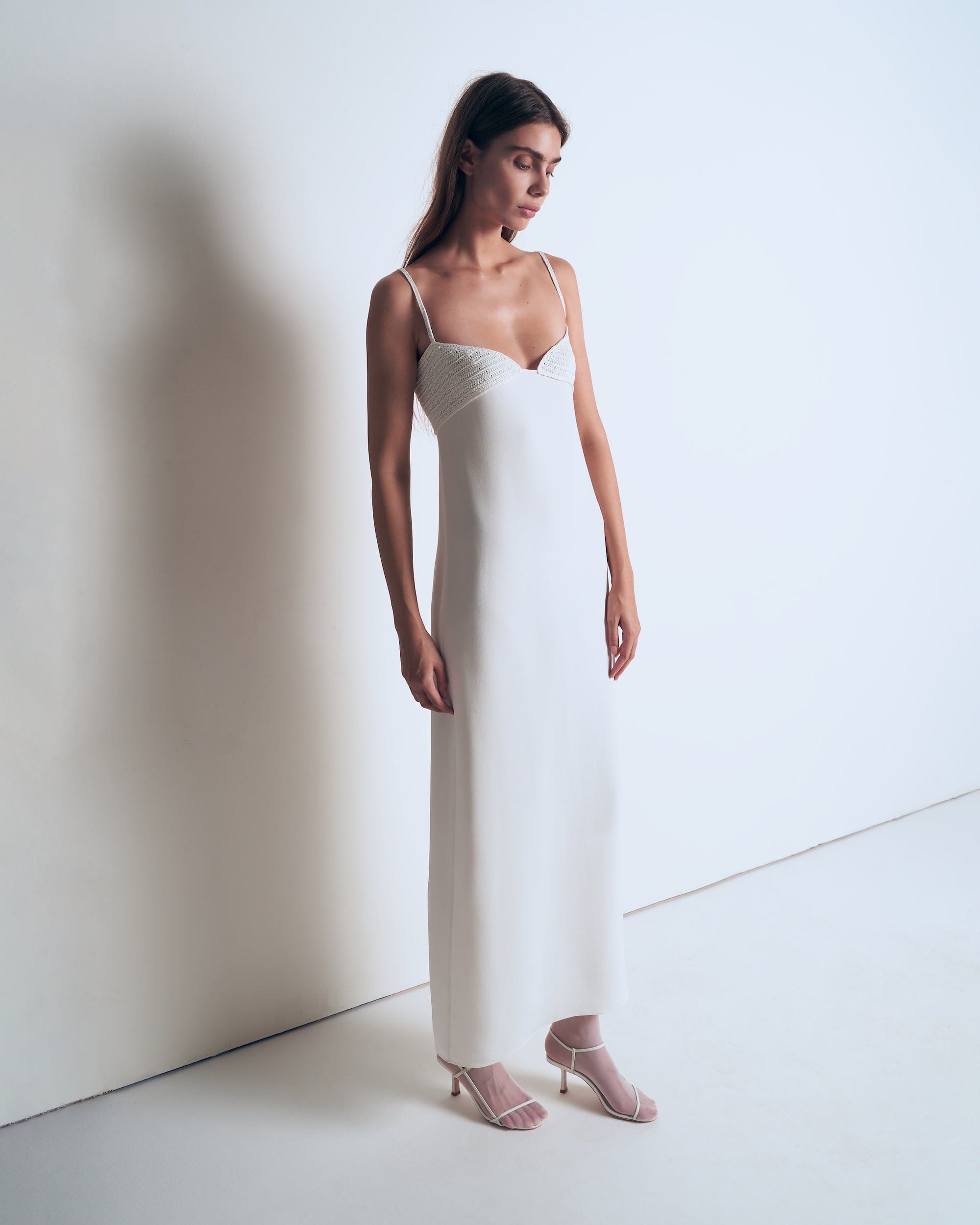 Dress with knitted top made by A.M.G