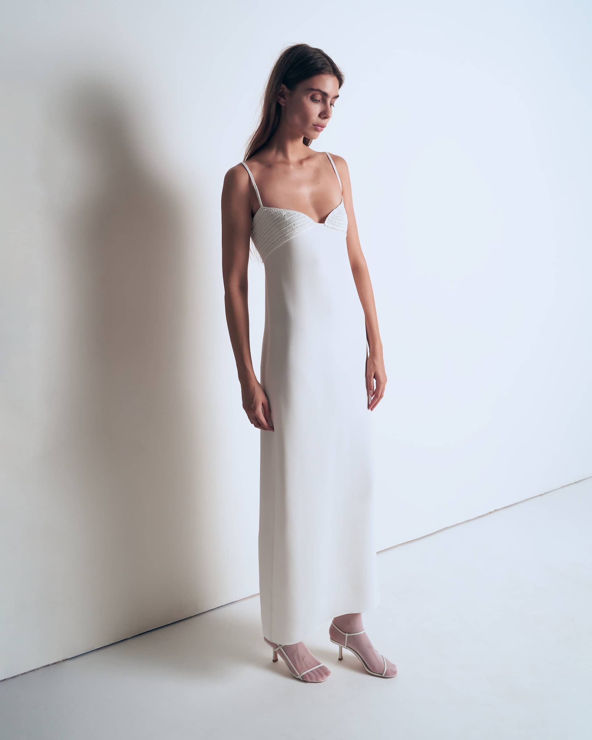 Dress with knitted top made by A.M.G