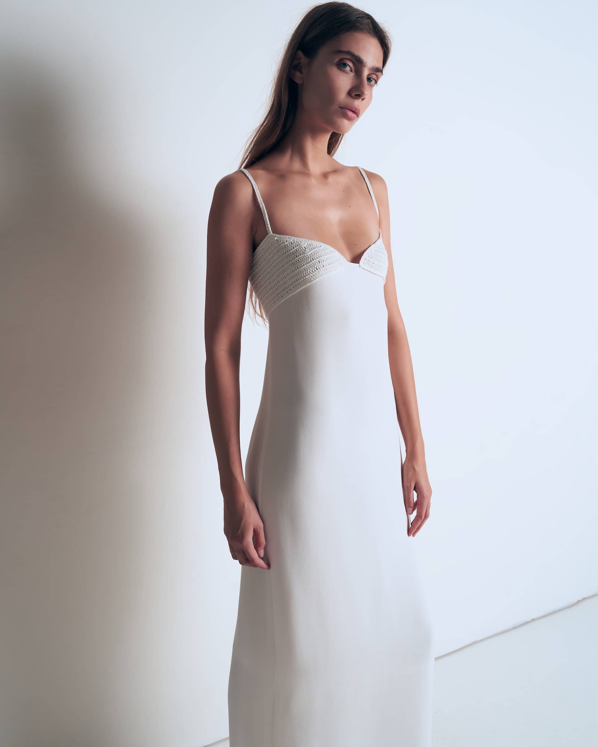 Dress with knitted top made by A.M.G