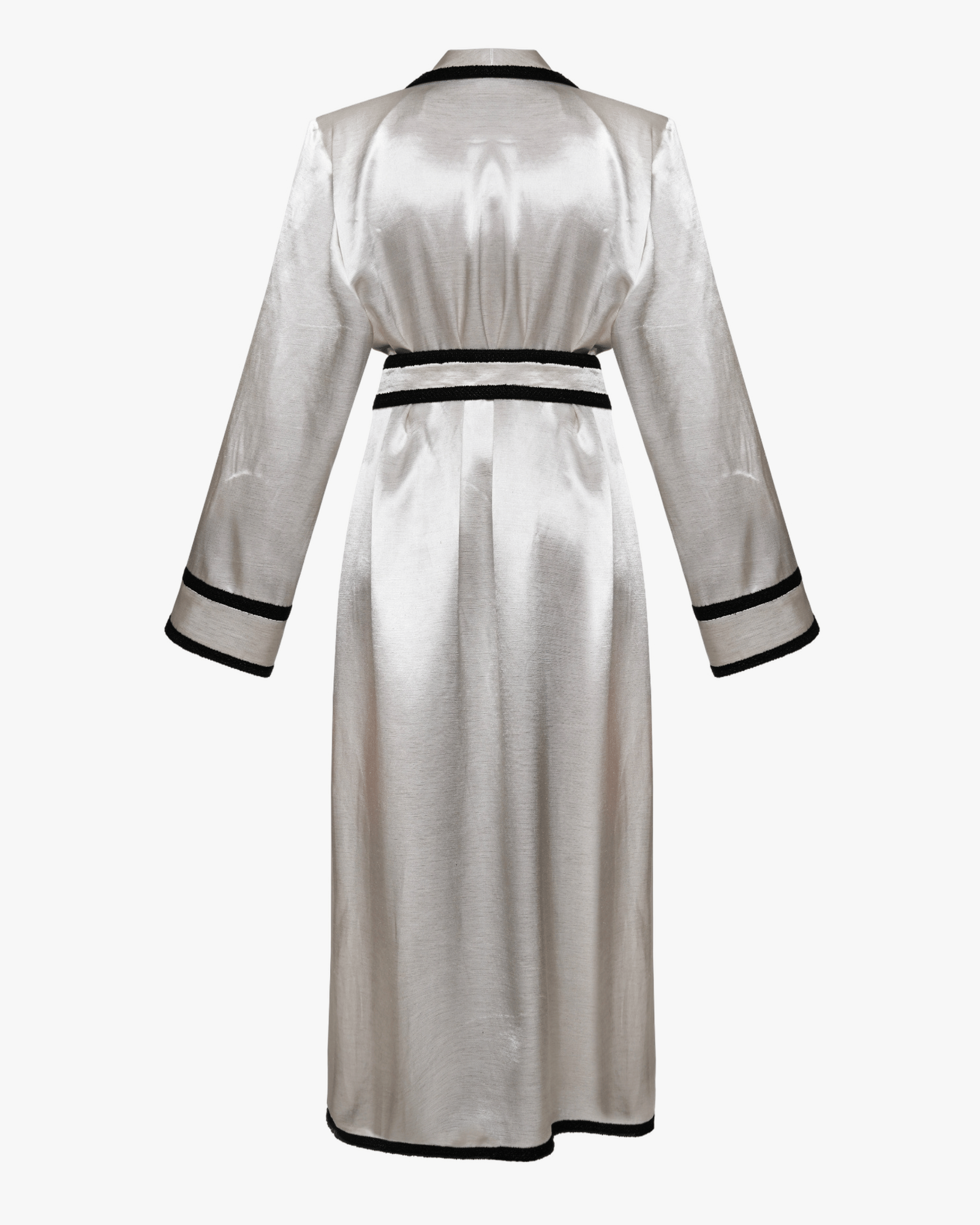 Contrast Belted Robe made by Maria Kokhia