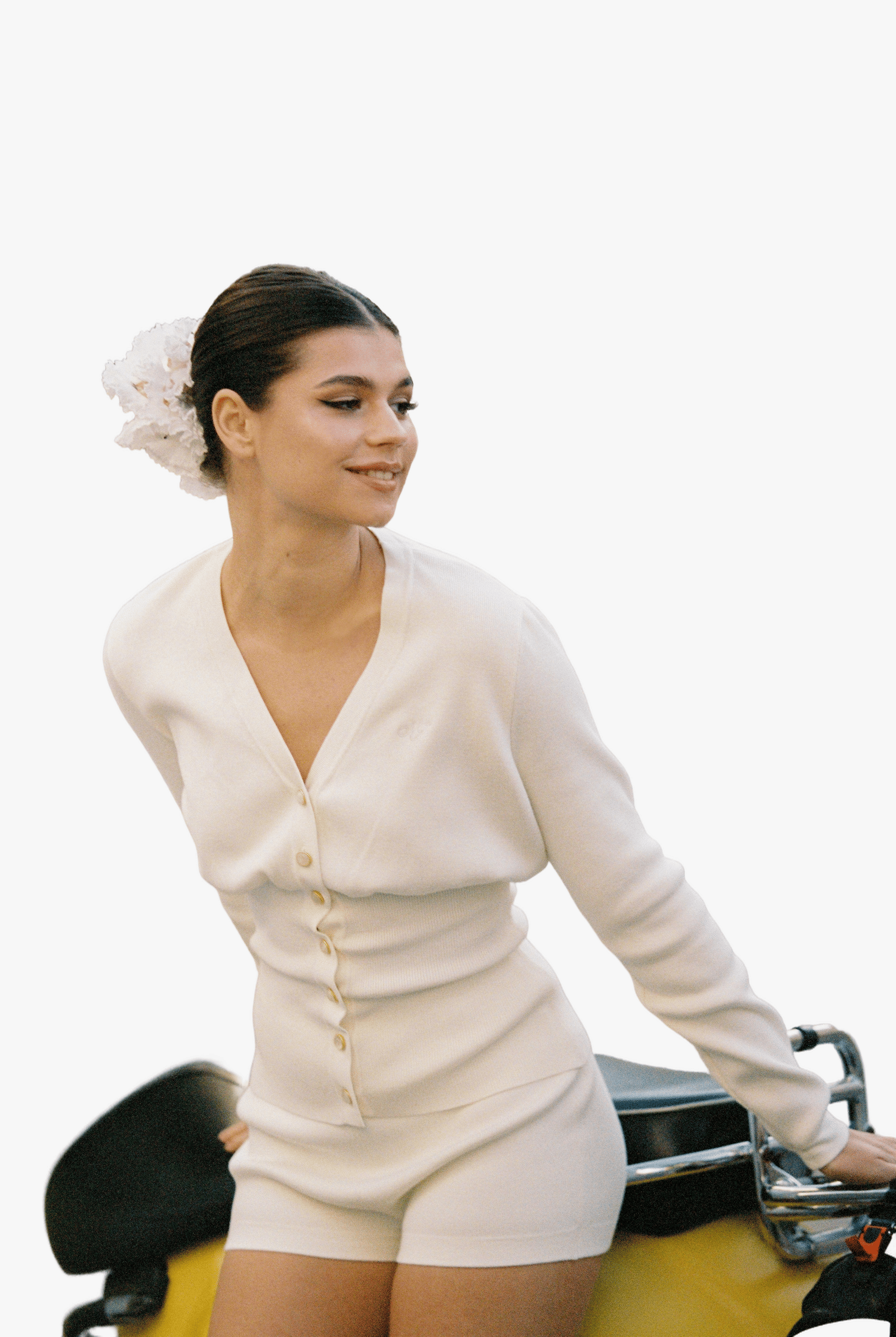 Naomi Knit Set (White) made by Nana Jacqueline