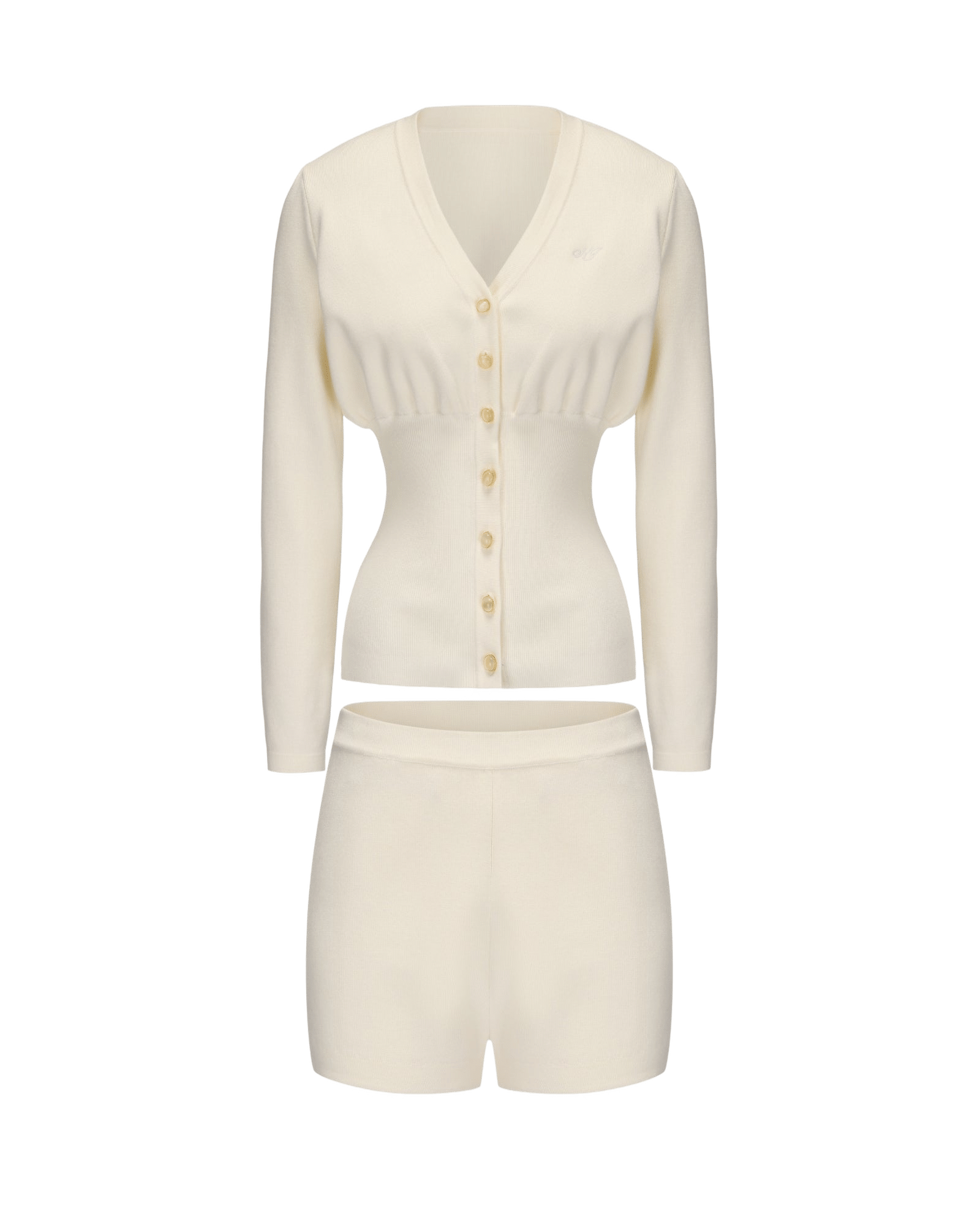 Naomi Knit Set (White) made by Nana Jacqueline