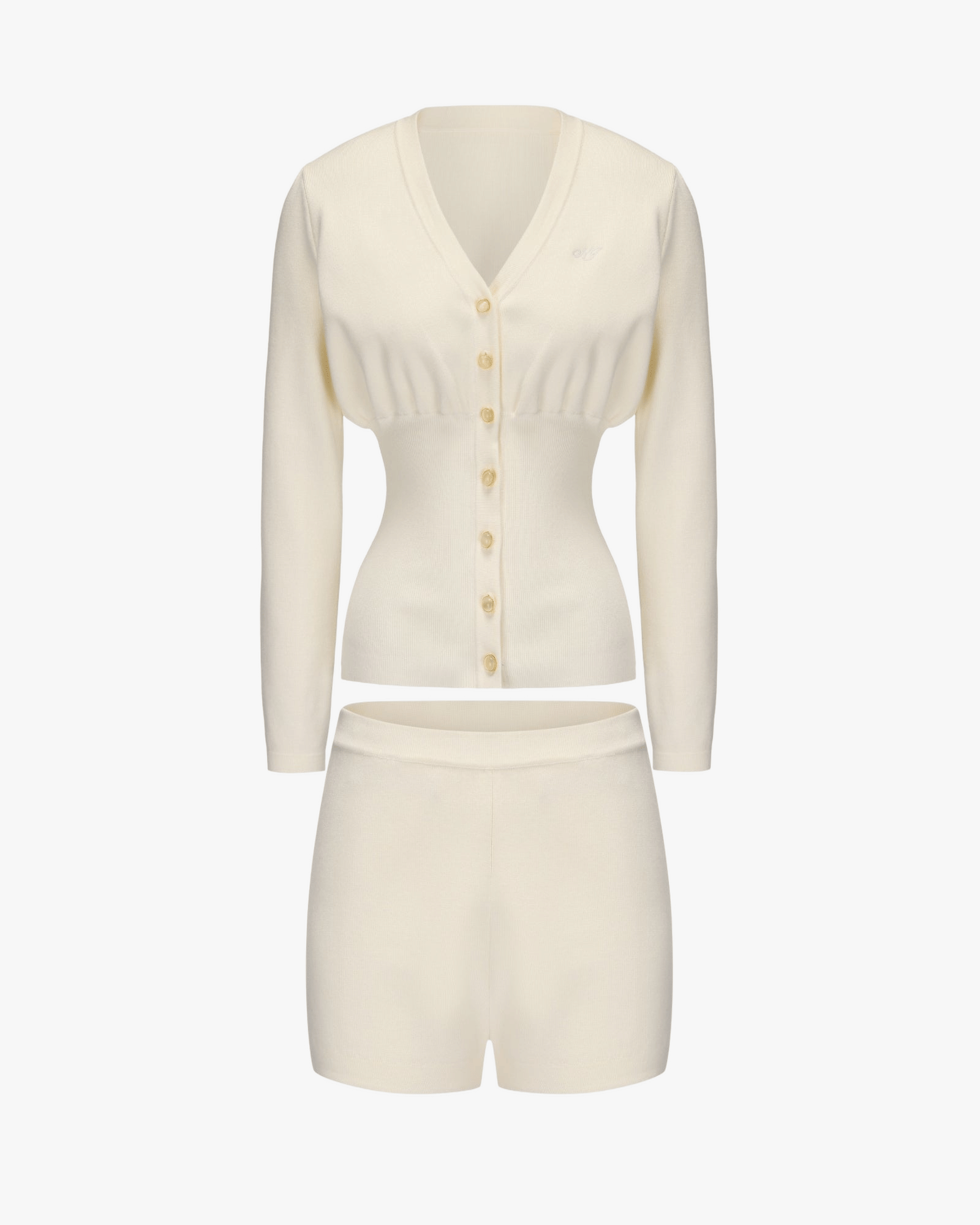 Naomi Knit Set (White) made by Nana Jacqueline