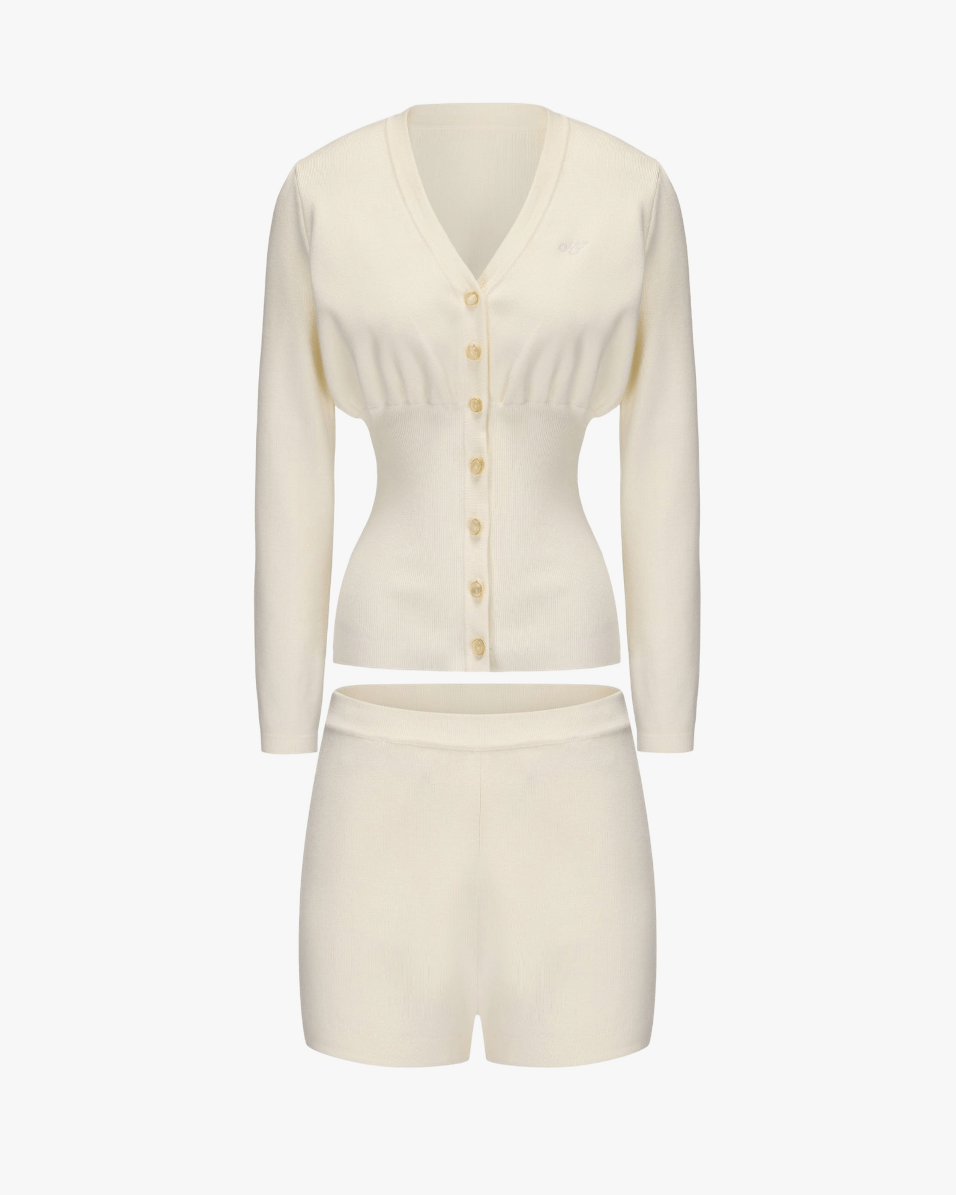 Naomi Knit Set (White) made by Nana Jacqueline