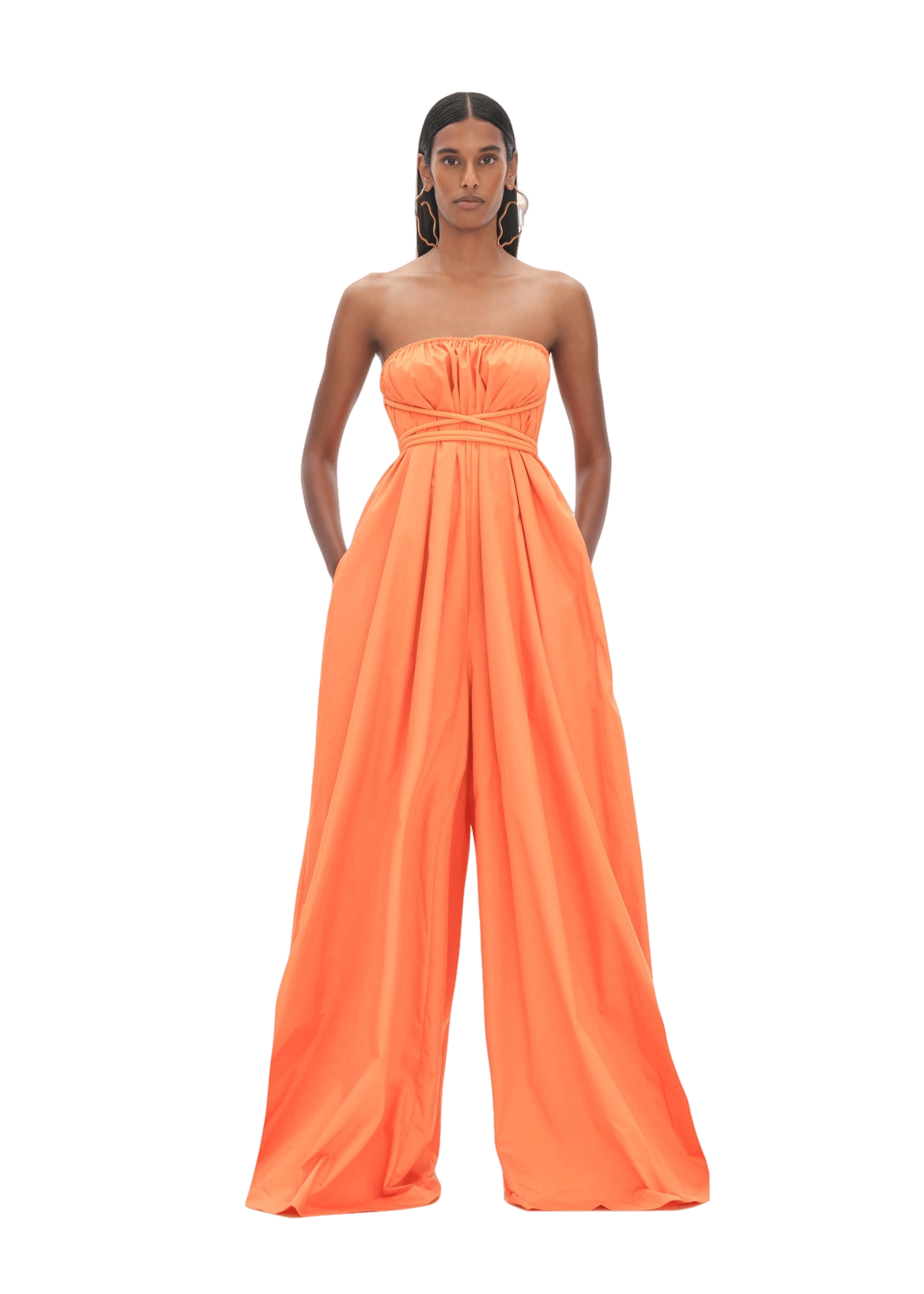 JUMA CANTALOUPE JUMPSUIT made by Andrea Iyamah