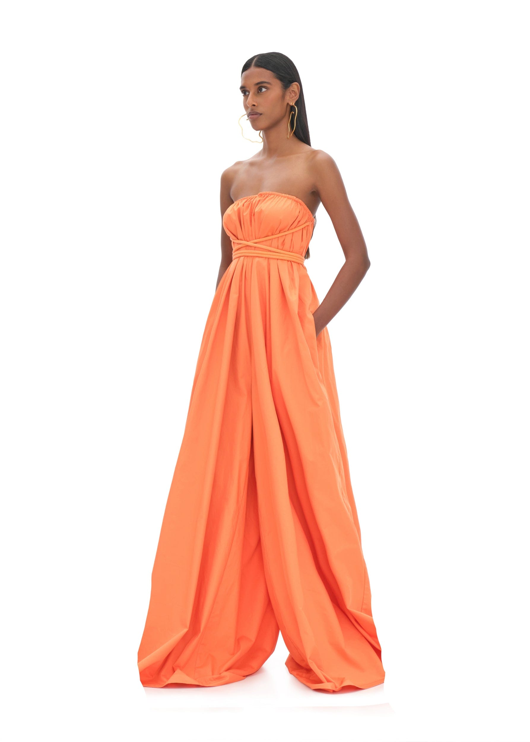 JUMA CANTALOUPE JUMPSUIT made by Andrea Iyamah