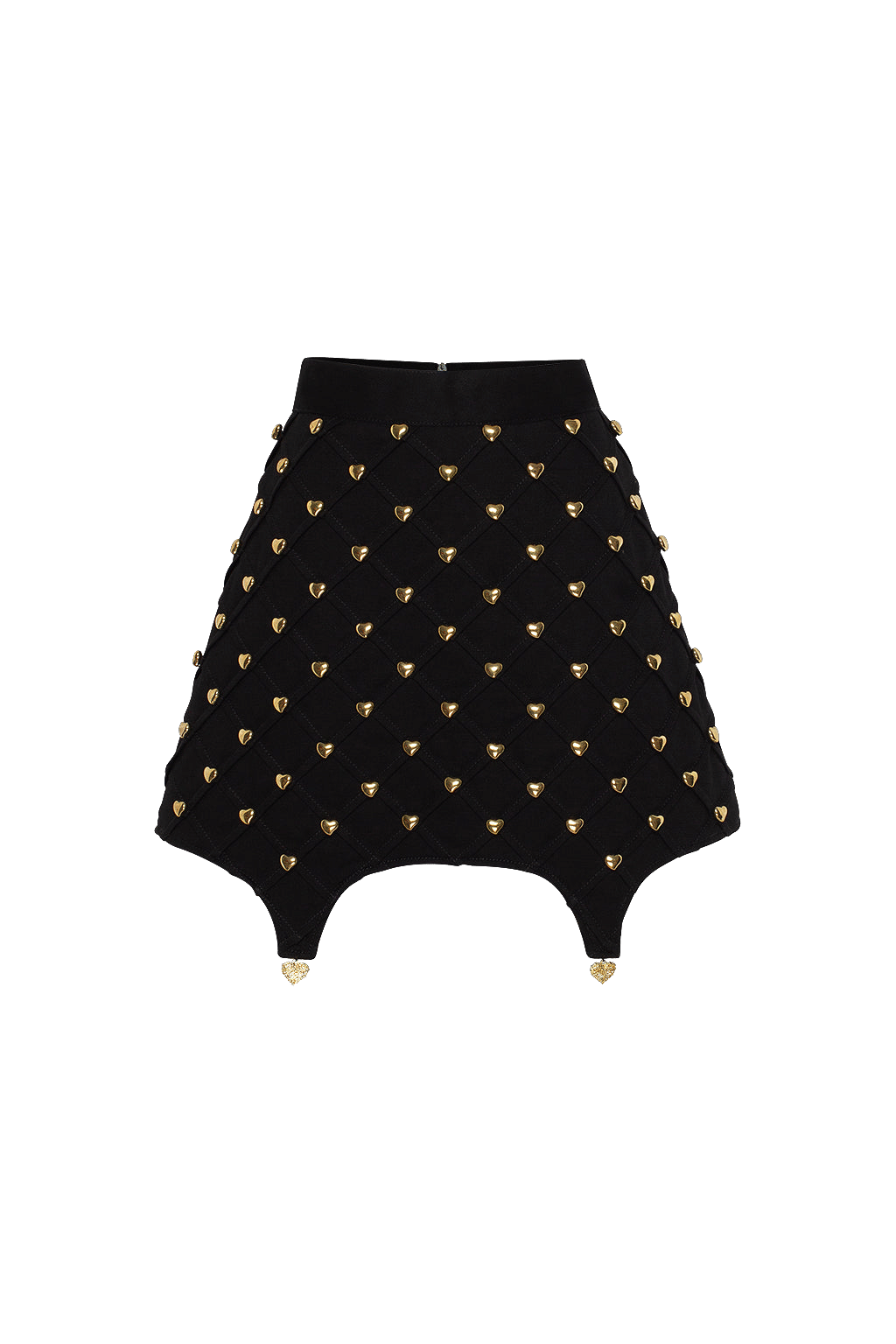 MINI SKIRT with gold decorations made by Guranda