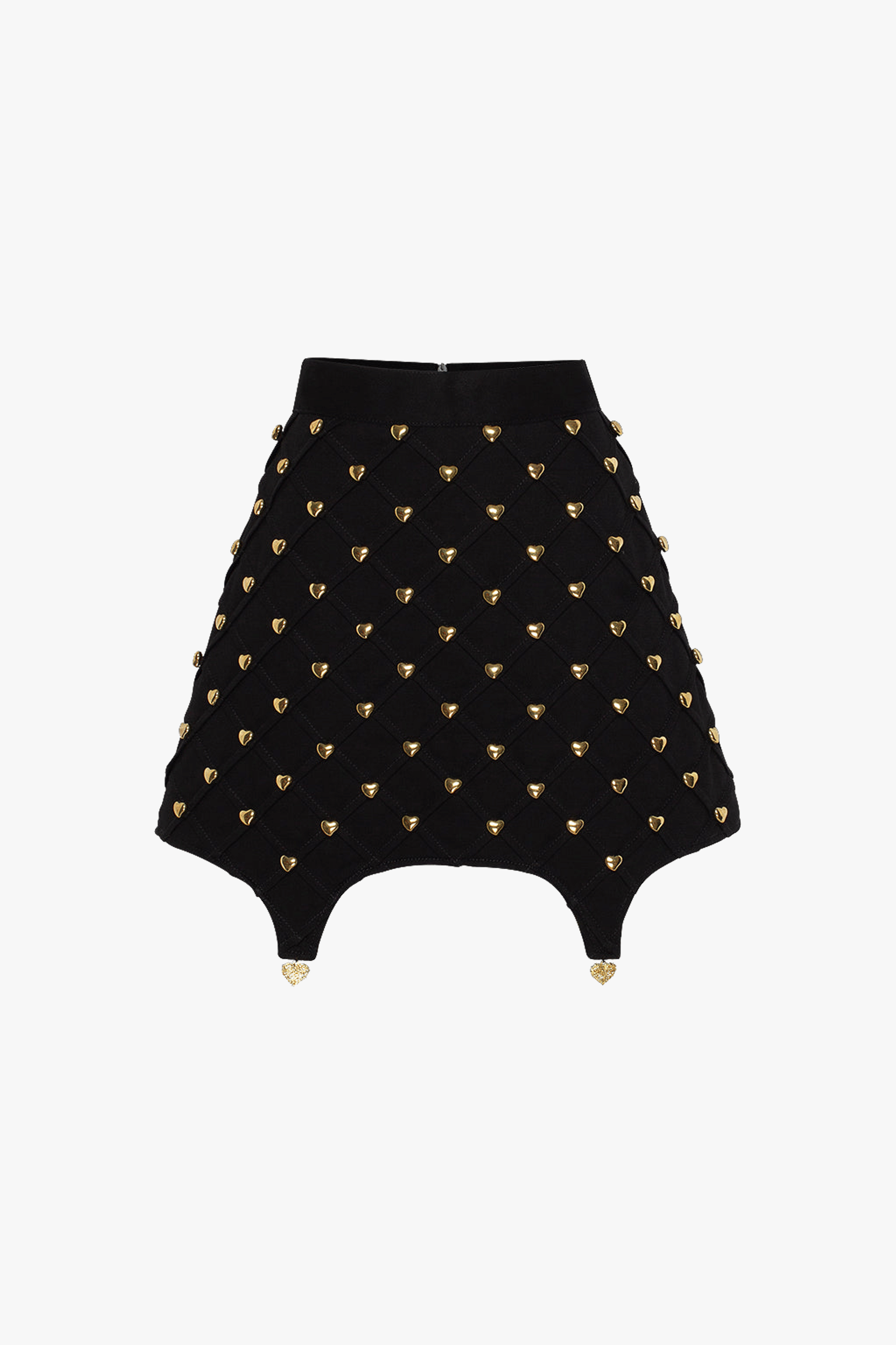 MINI SKIRT with gold decorations made by Guranda
